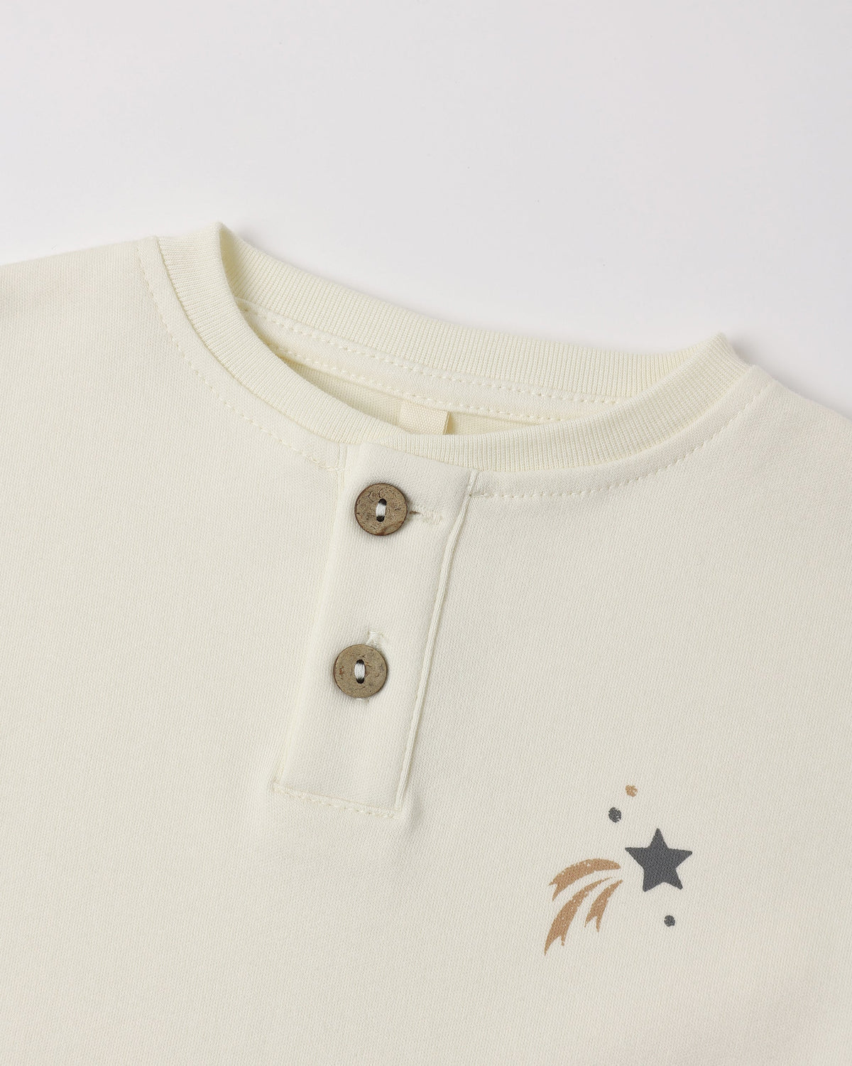ロングスリーブヘンリーTシャツ ミッドナイト
