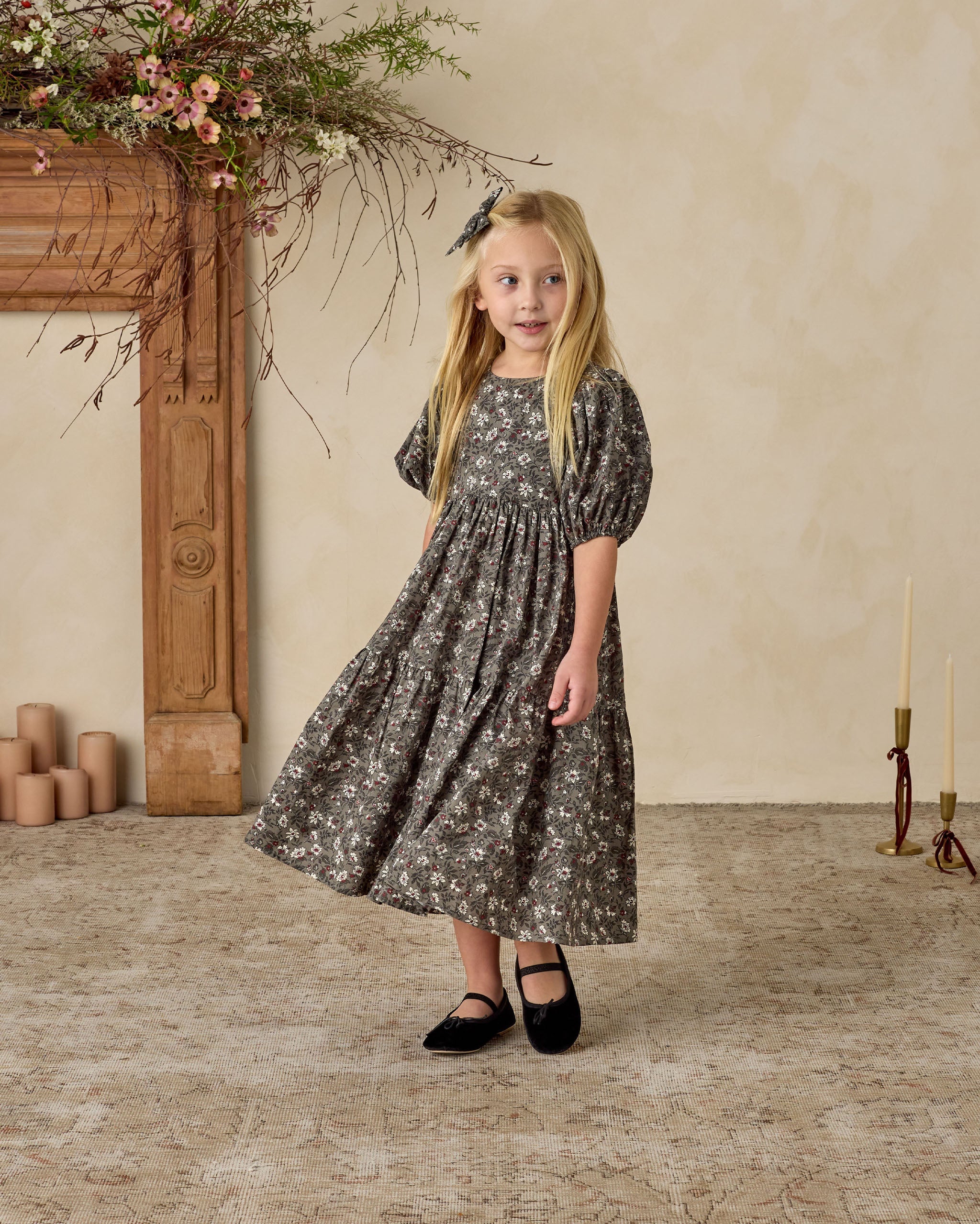 Rylee + Cru ライリーアンドクルー ベビー服 子供服  クロエ ドレス　ホリデーメドウ