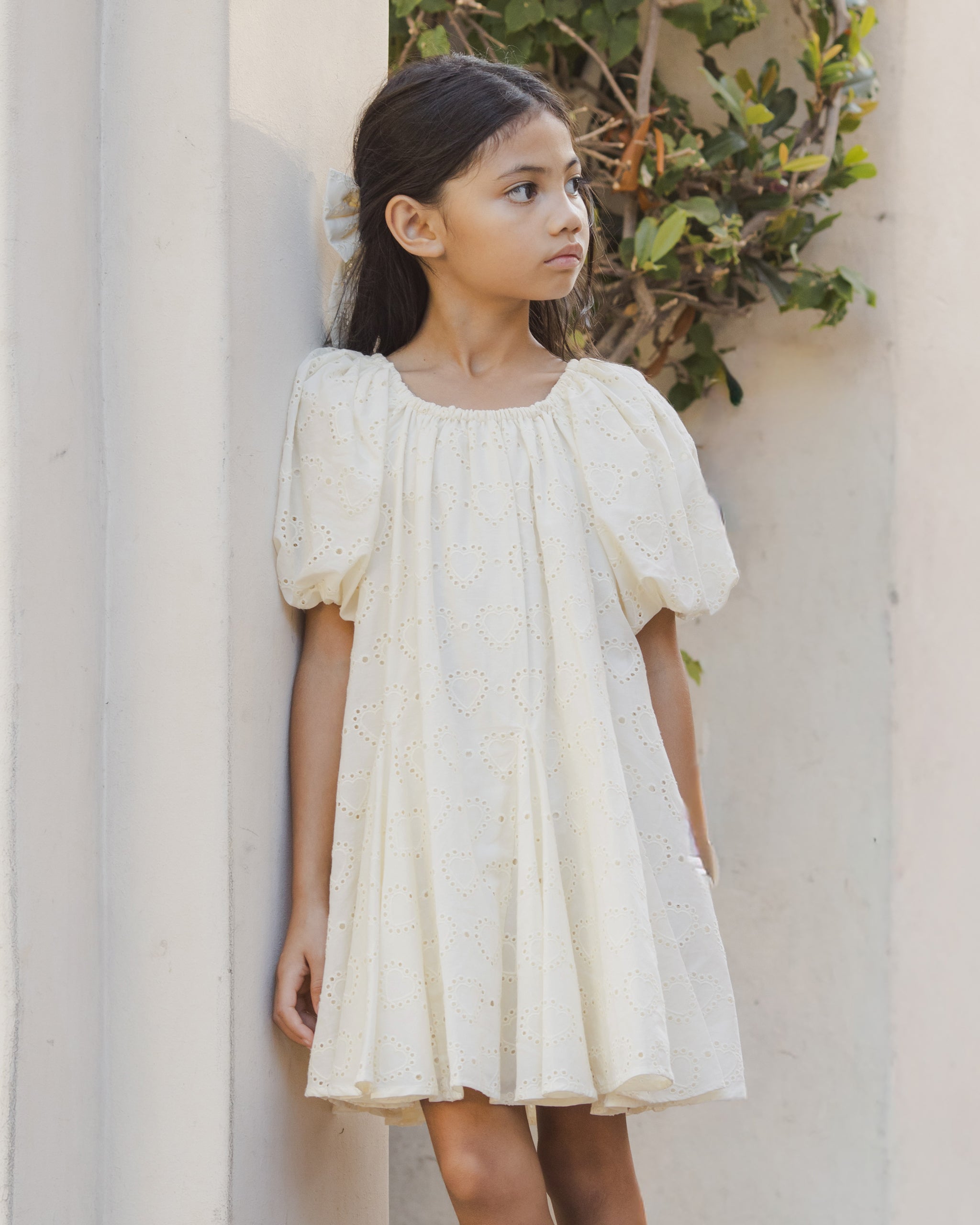 Rylee + Cru ライリーアンドクルー ベビー服 子供服 エバーリーボウ　アイボリー