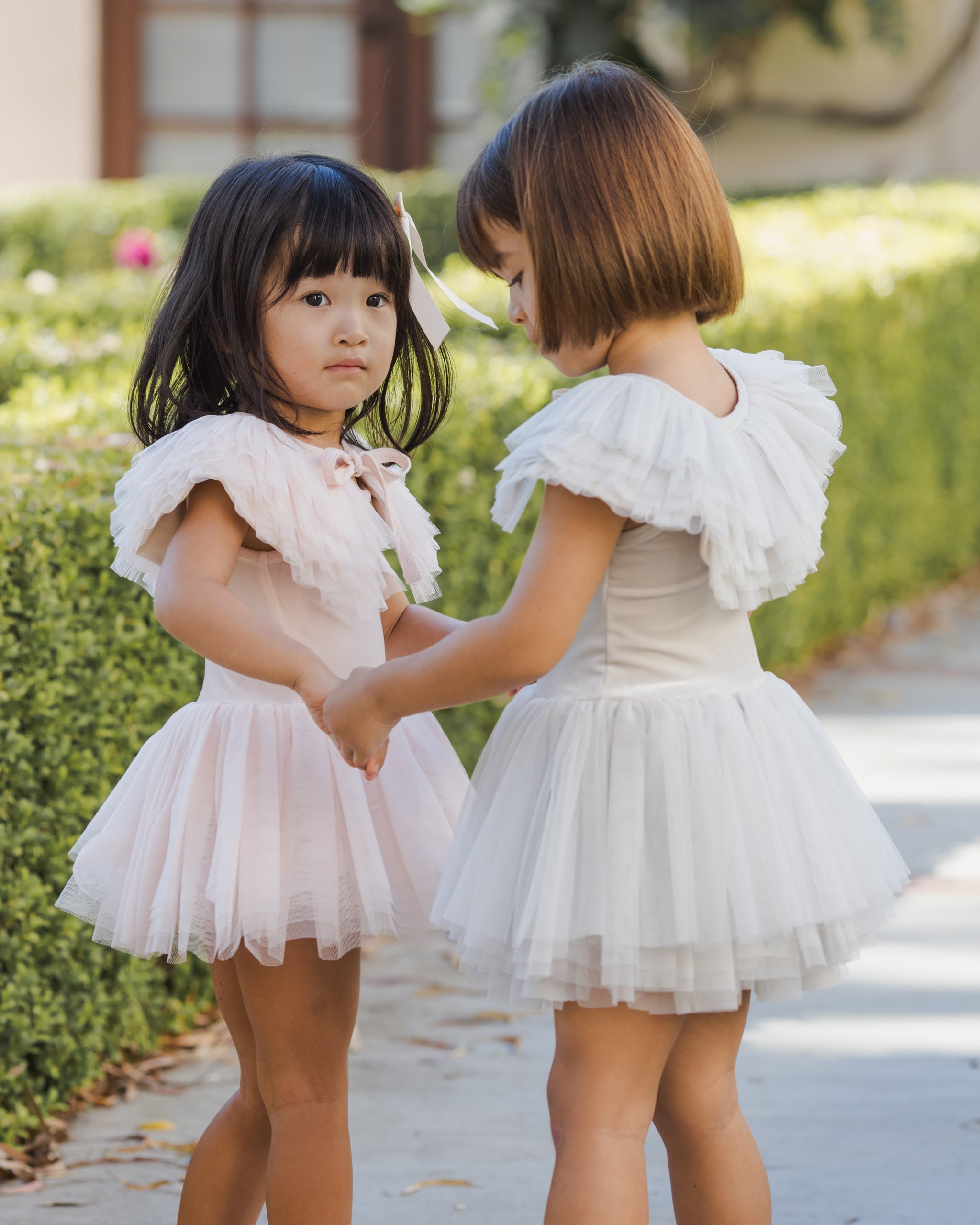 Rylee + Cru ライリーアンドクルー ベビー服 子供服 ラッフルチュールカラー　ブラッシュ