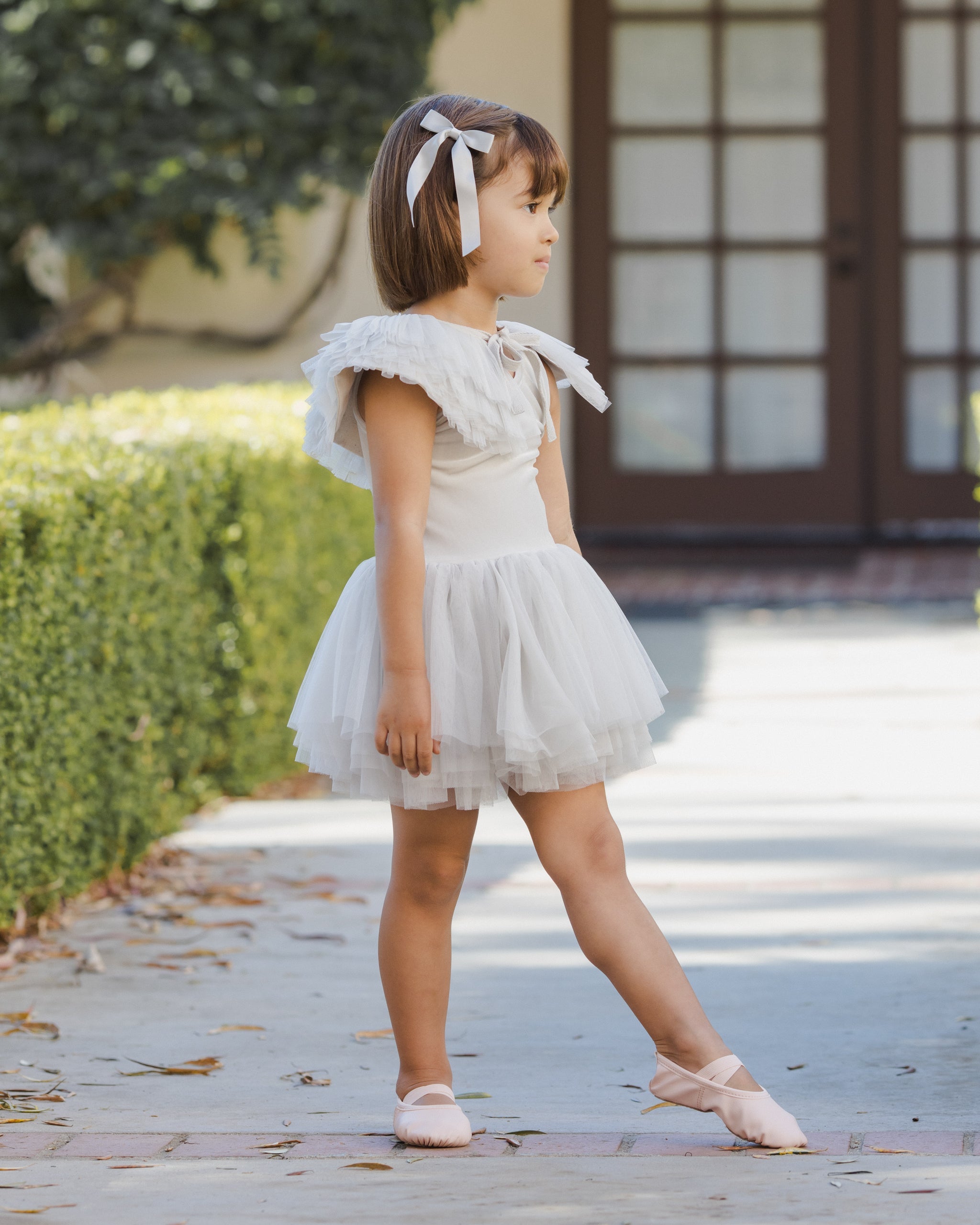Rylee + Cru ライリーアンドクルー ベビー服 子供服 ラッフルチュールカラー　ミスト