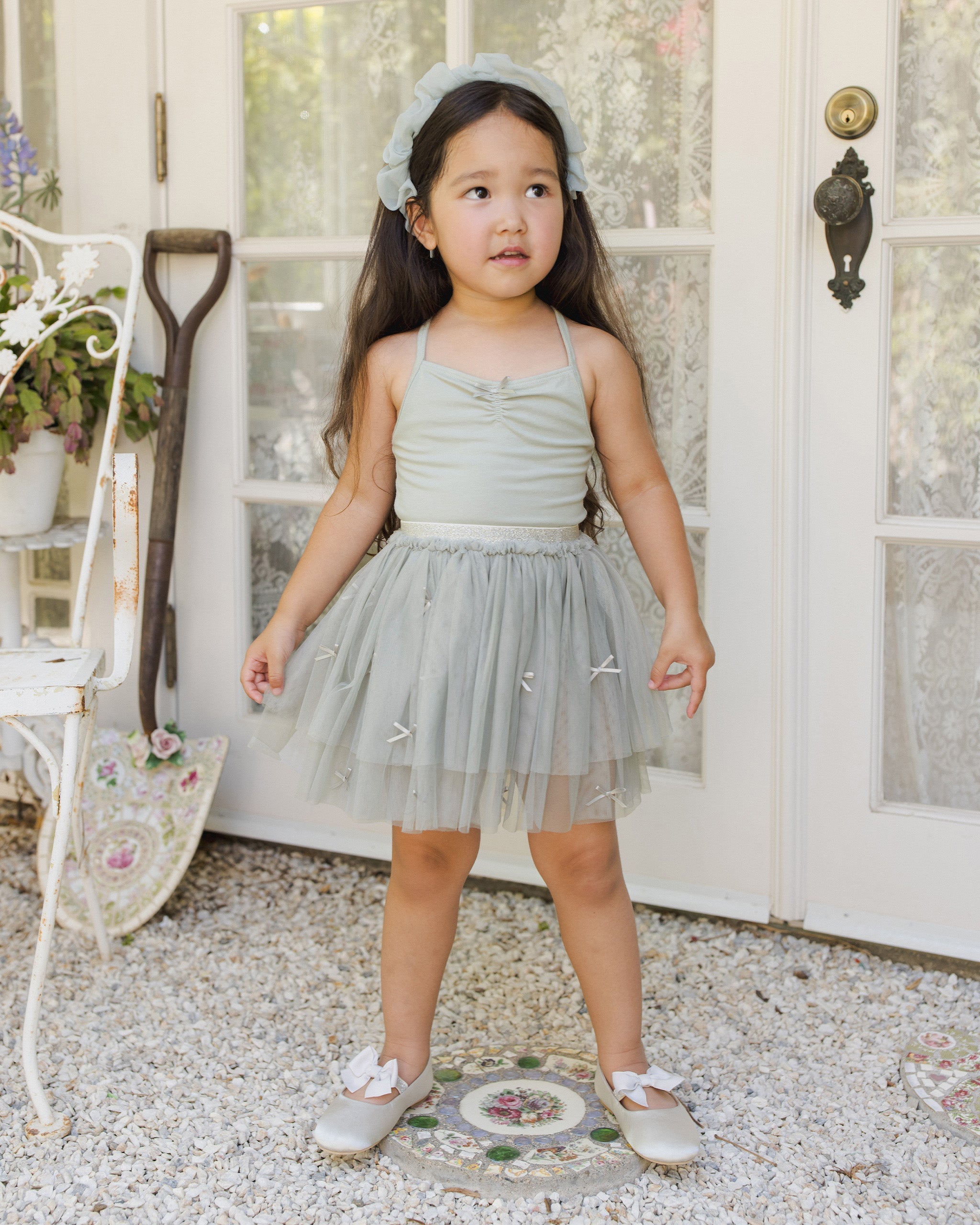 Rylee + Cru ライリーアンドクルー ベビー服 子供服 バレリーナチュチュセット　スカイ
