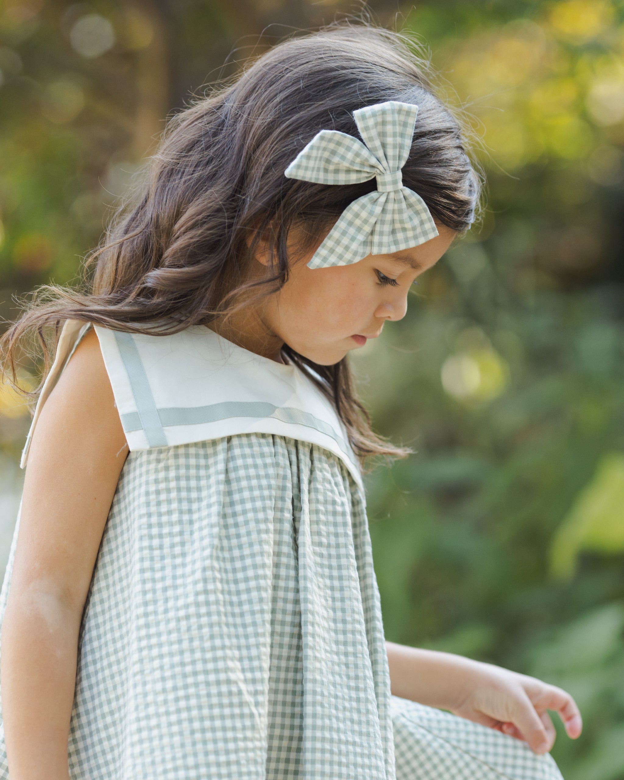 Rylee + Cru ライリーアンドクルー ベビー服 子供服 ノラ・ボウ　ユーカリチェック