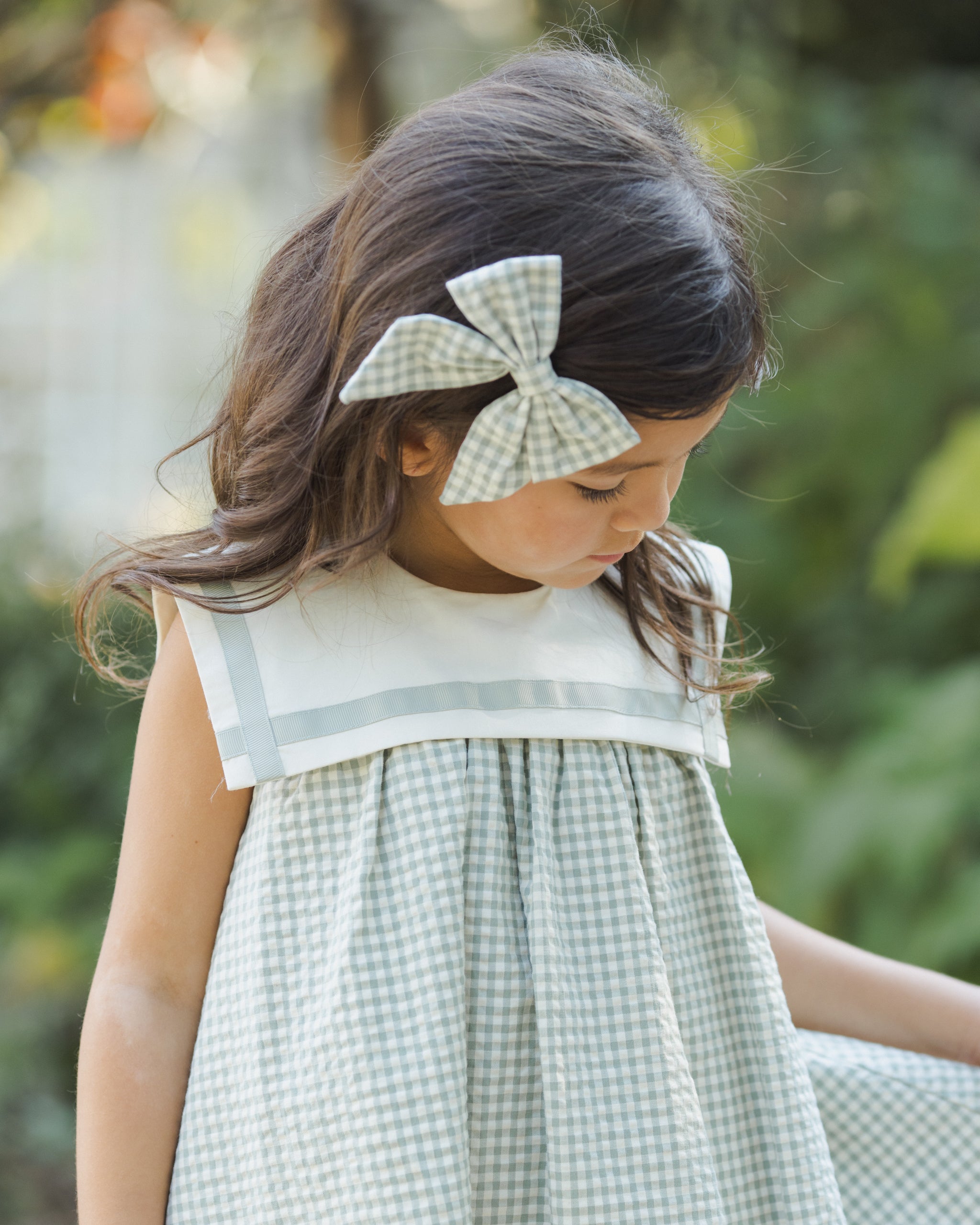 Rylee + Cru ライリーアンドクルー ベビー服 子供服 デイジードレス　ユーカリチェック