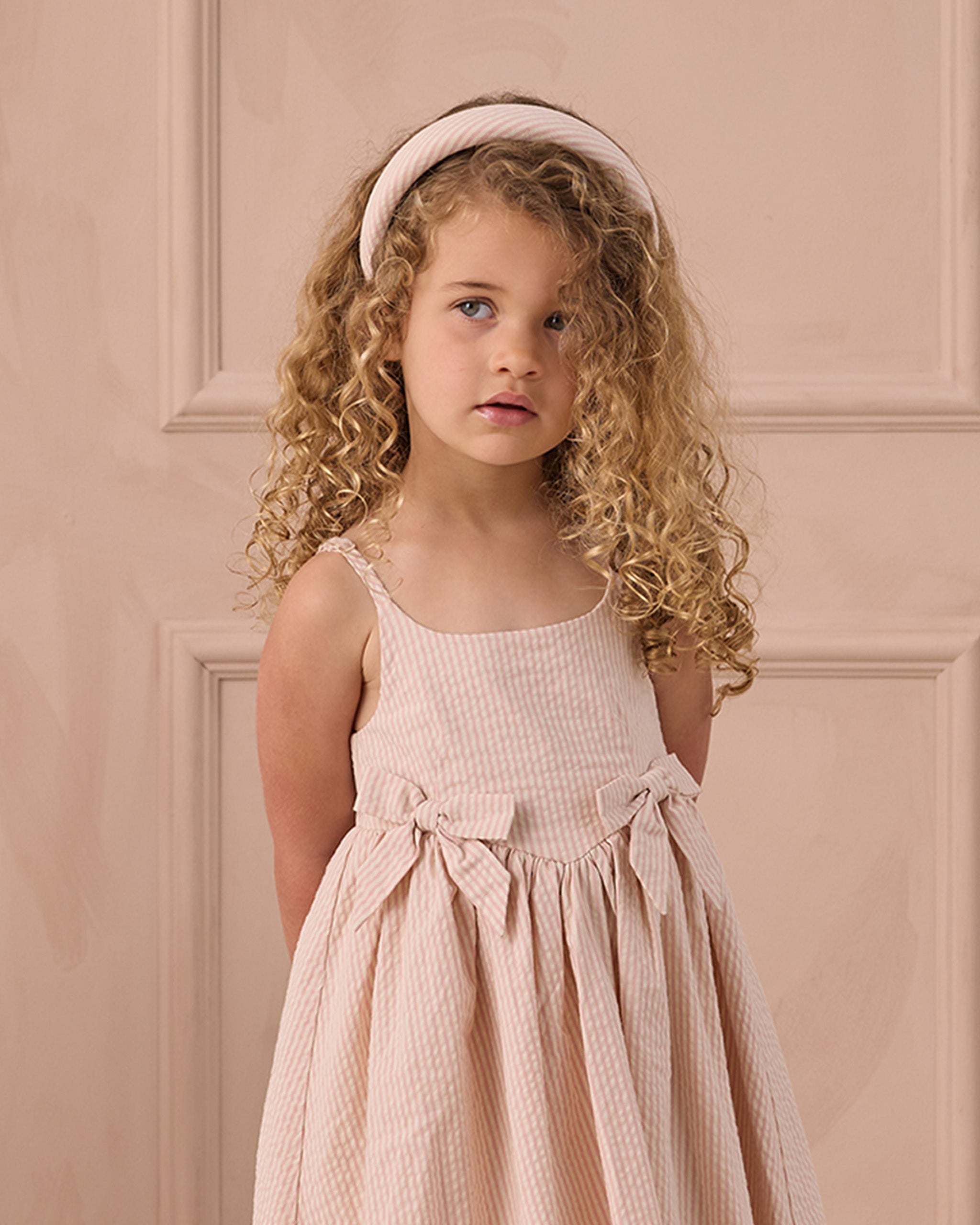 Rylee + Cru ライリーアンドクルー ベビー服 子供服 パデッドヘッドバンド　ペタルシアサッカー