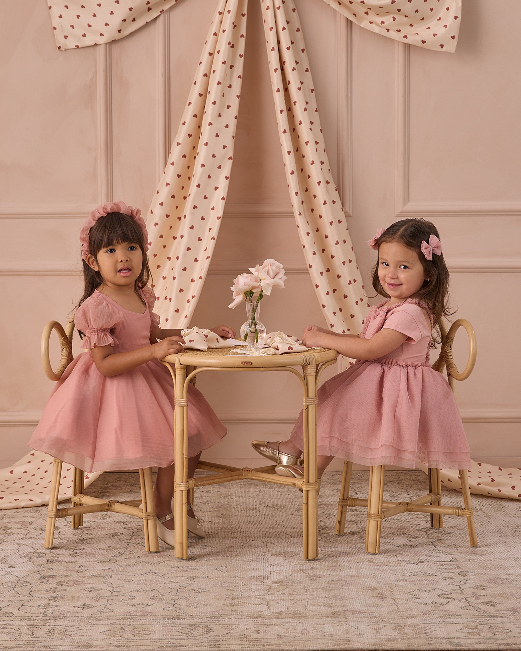 Rylee + Cru ライリーアンドクルー ベビー服 子供服 フラッターチュールクリップ　ピンク