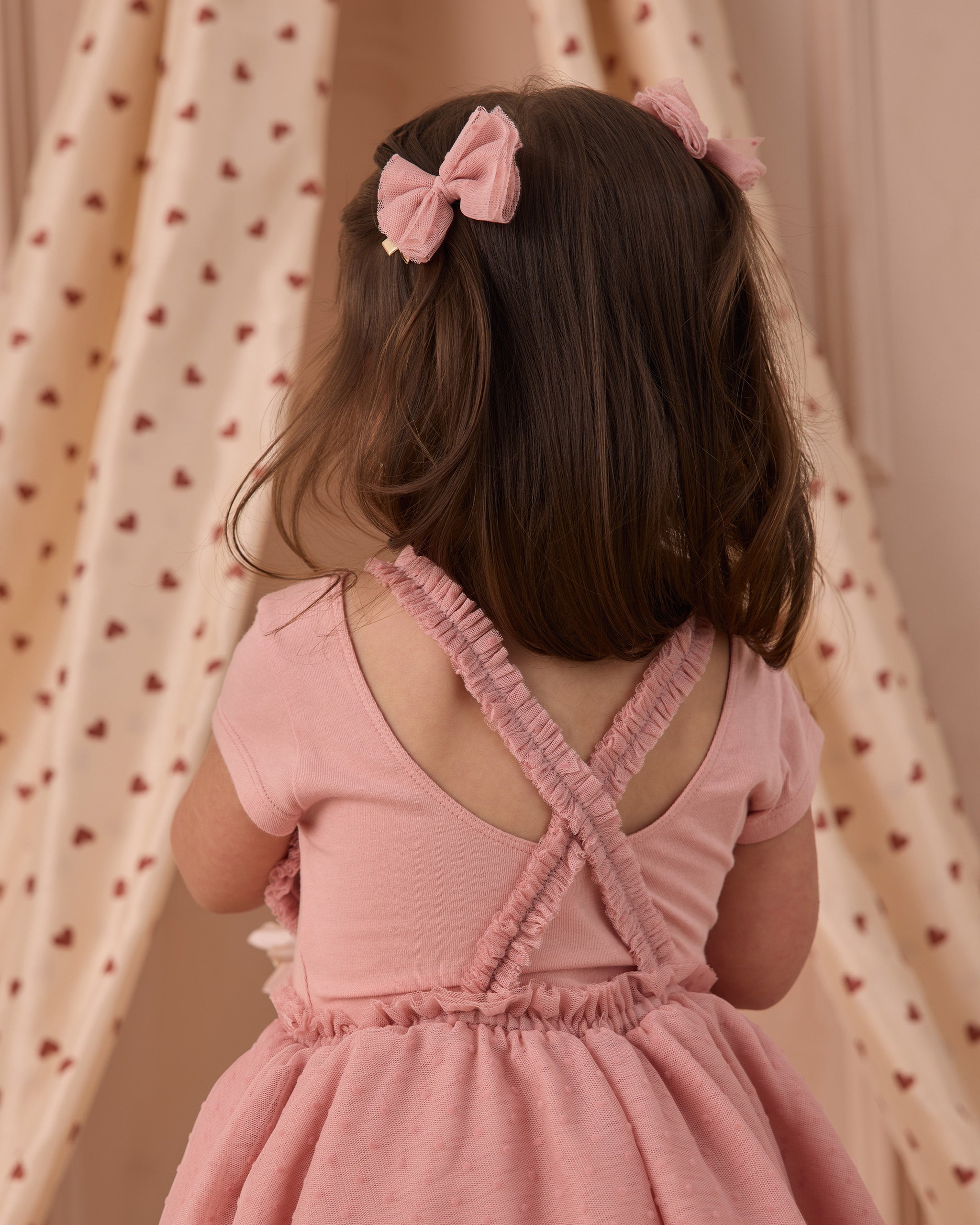 Rylee + Cru ライリーアンドクルー ベビー服 子供服 フラッターチュールクリップ　ピンク