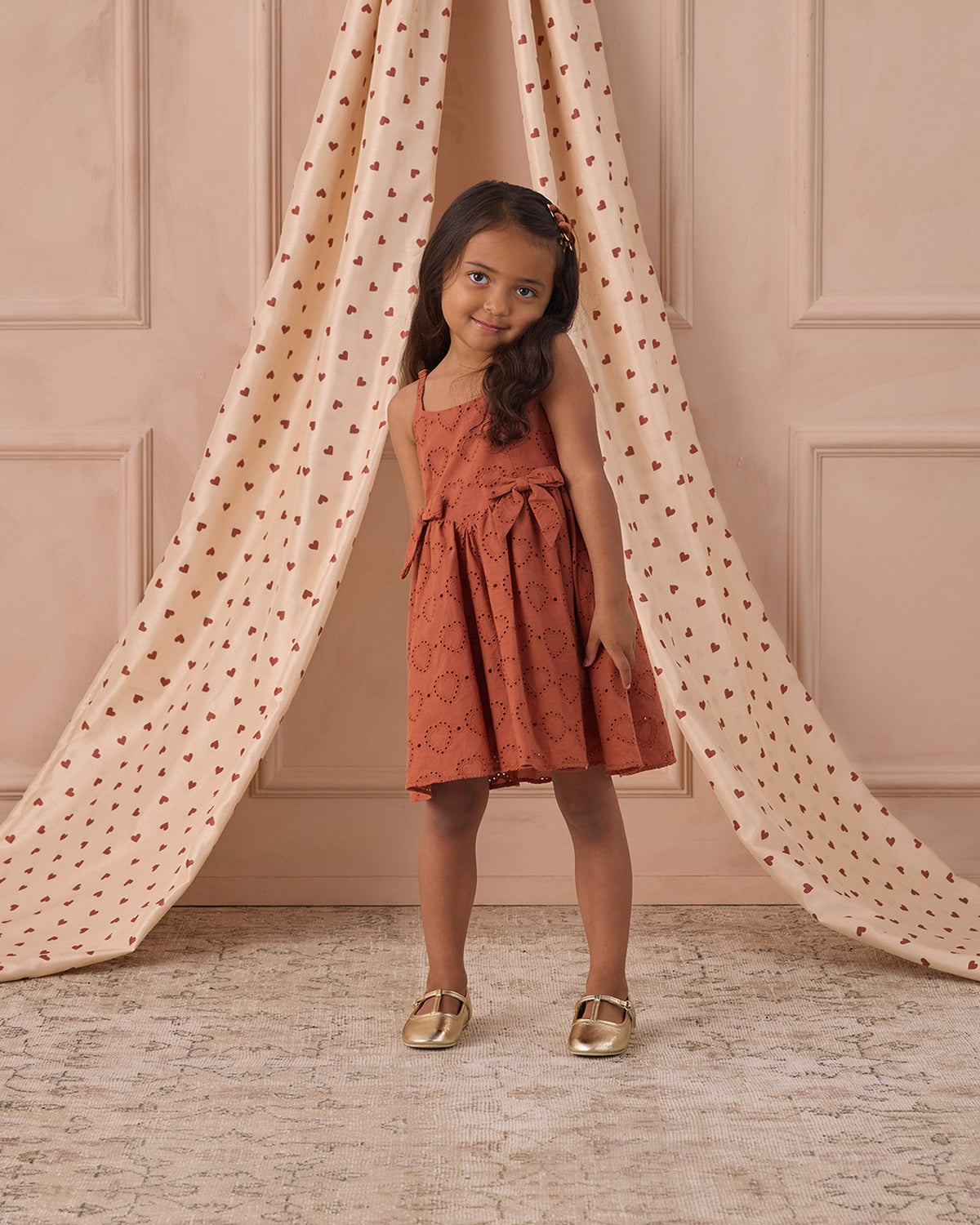 Rylee + Cru ライリーアンドクルー ベビー服 子供服 ベッツィドレス　レッド