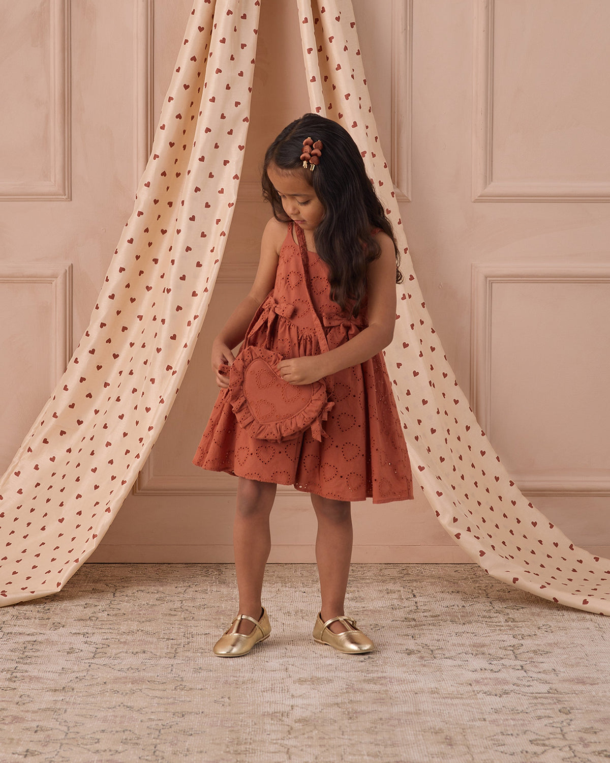Rylee + Cru ライリーアンドクルー ベビー服 子供服 ベッツィドレス　レッド