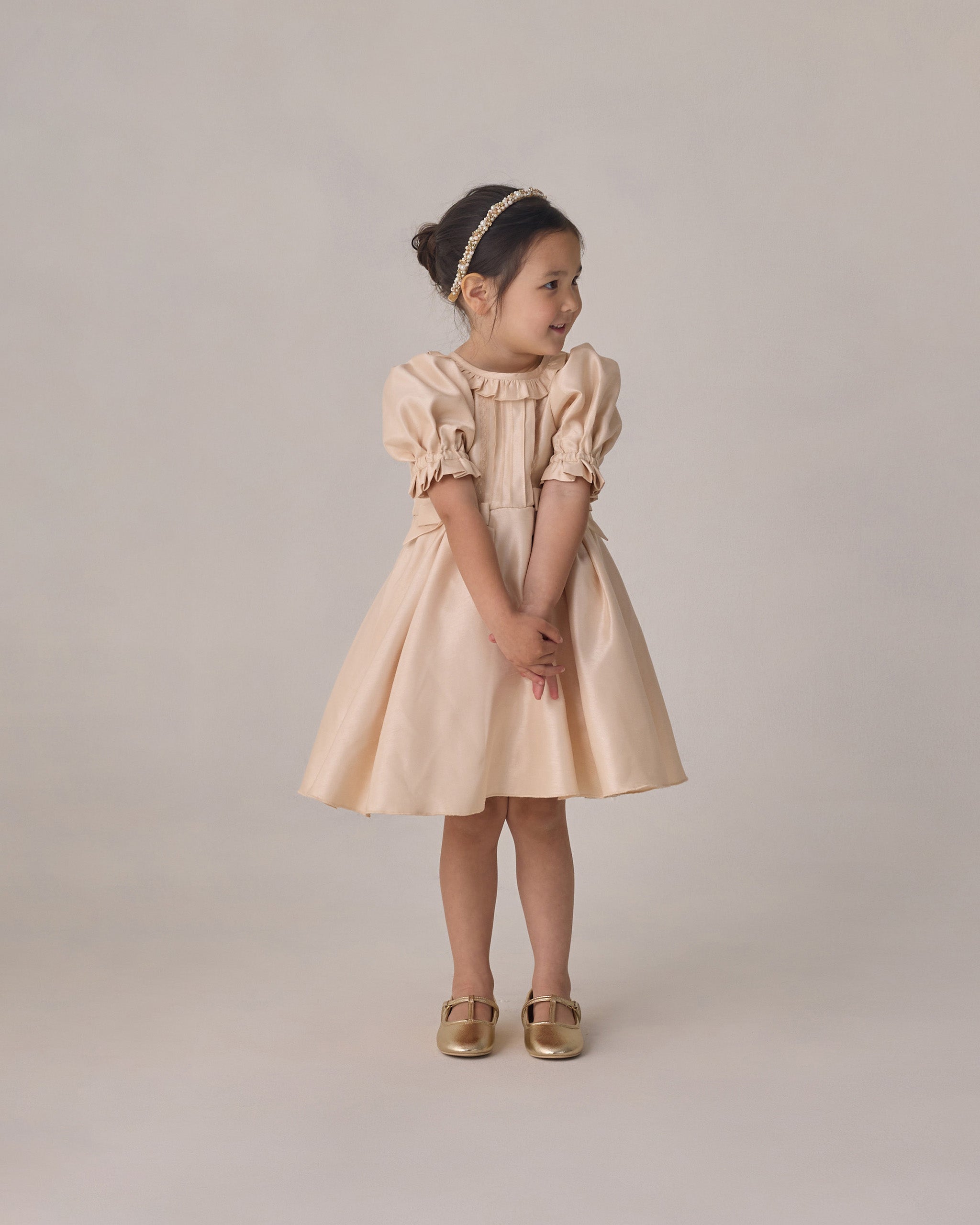 Rylee + Cru ライリーアンドクルー ベビー服 子供服 エブリン ドレス　パール