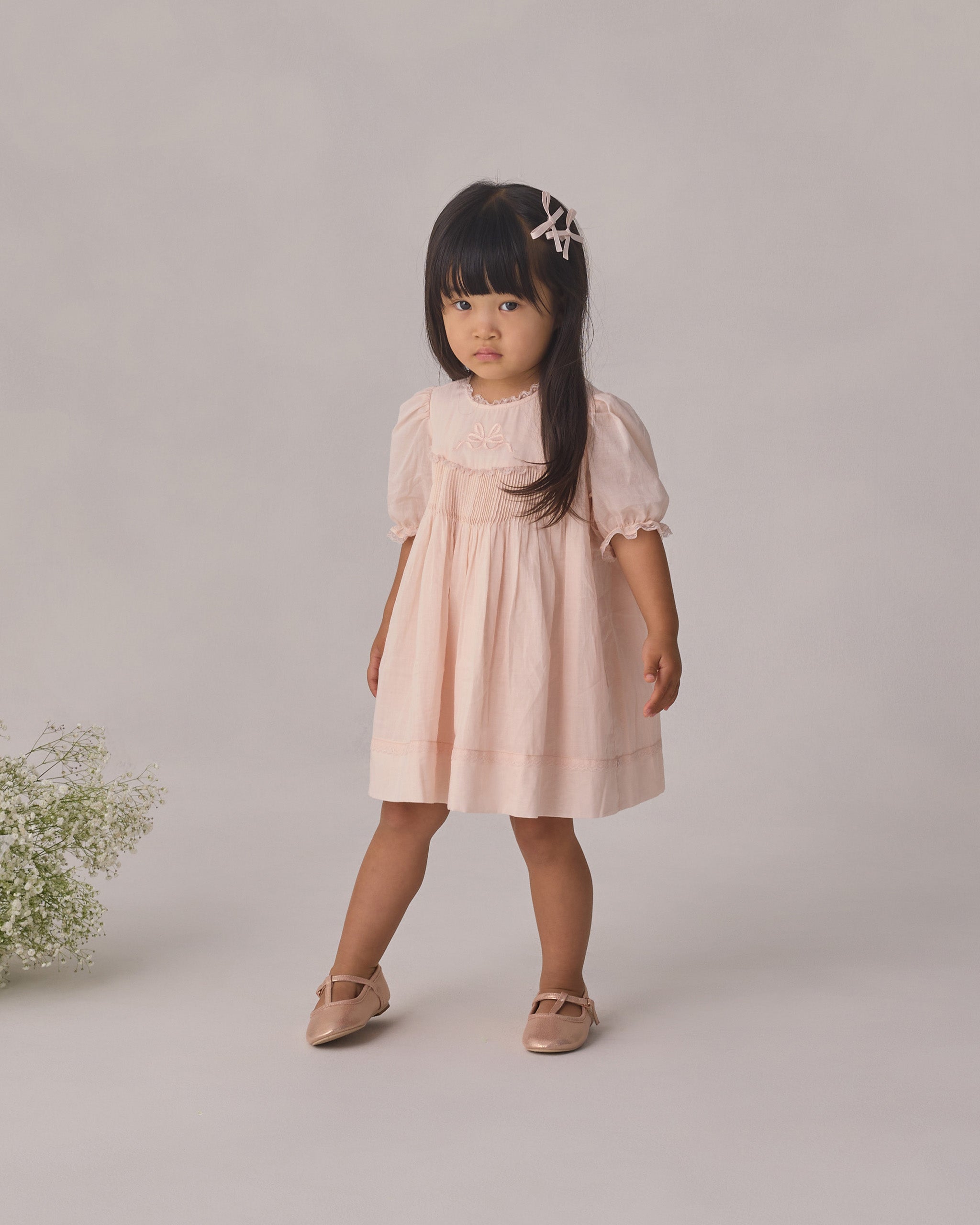 Rylee + Cru ライリーアンドクルー ベビー服 子供服 ペネロペ ドレス　ブラッシュ