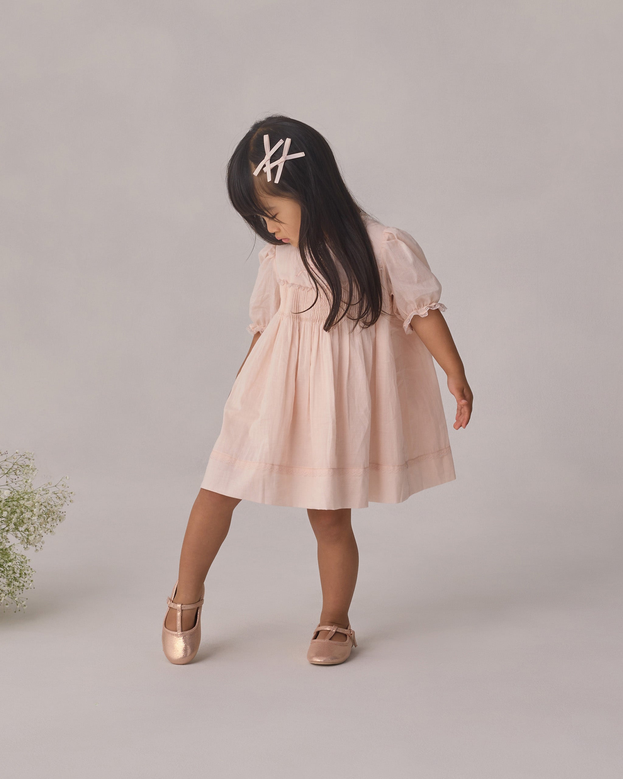 Rylee + Cru ライリーアンドクルー ベビー服 子供服 ペネロペ ドレス　ブラッシュ