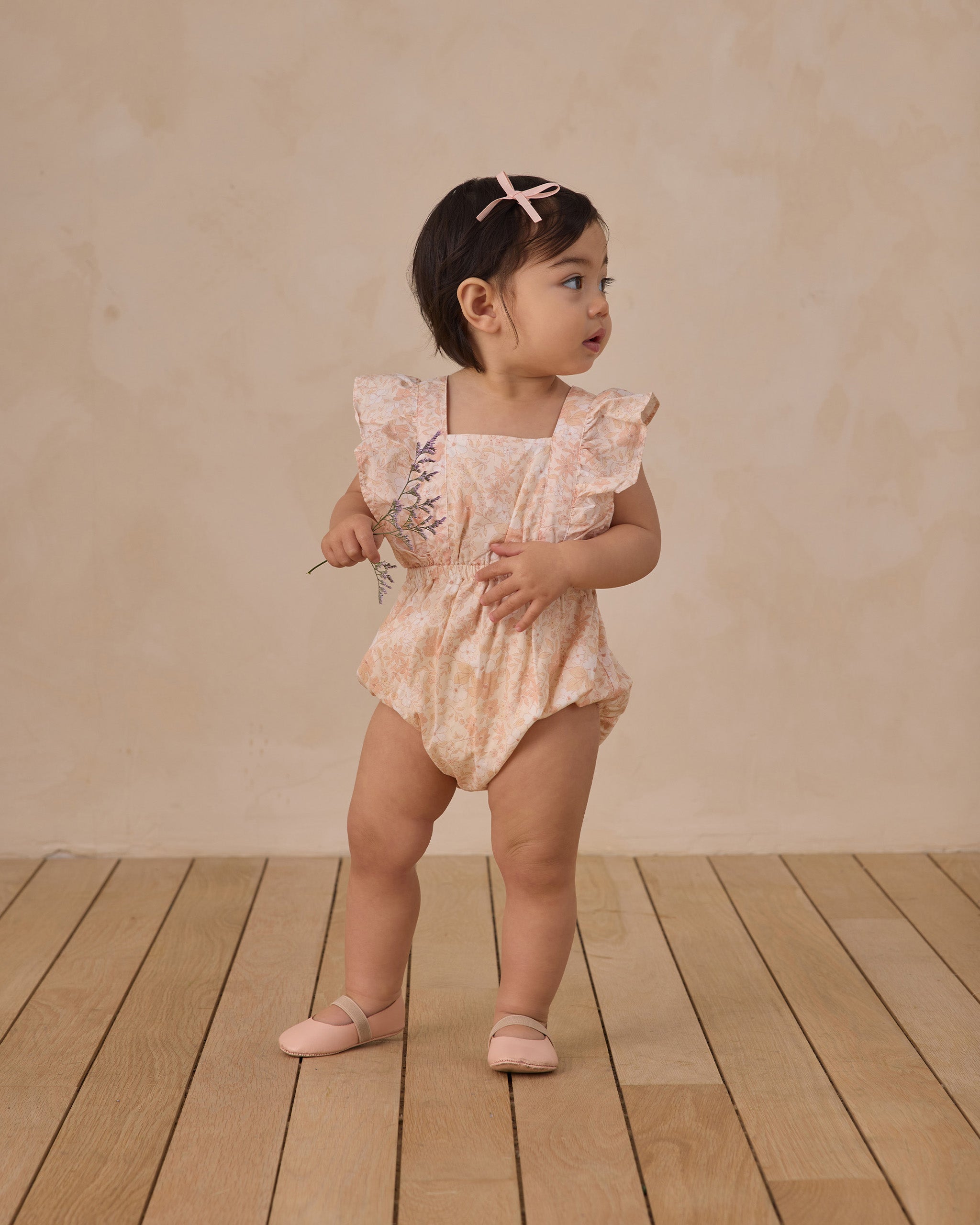 Rylee + Cru ライリーアンドクルー ベビー服 子供服 ルーシーロンパース　ペタルガーデン