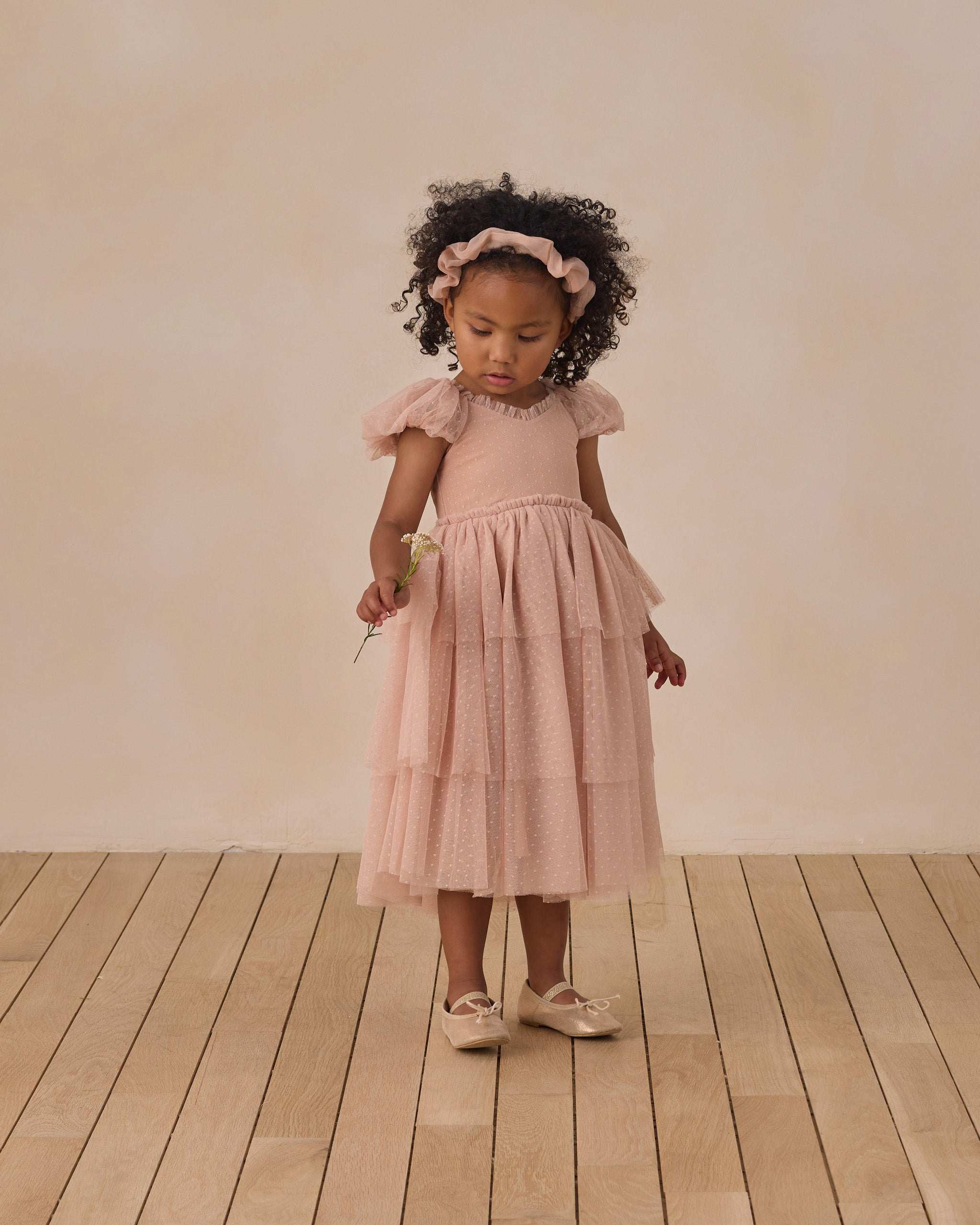 Rylee + Cru ライリーアンドクルー ベビー服 子供服 ジェマドレス　ペタル
