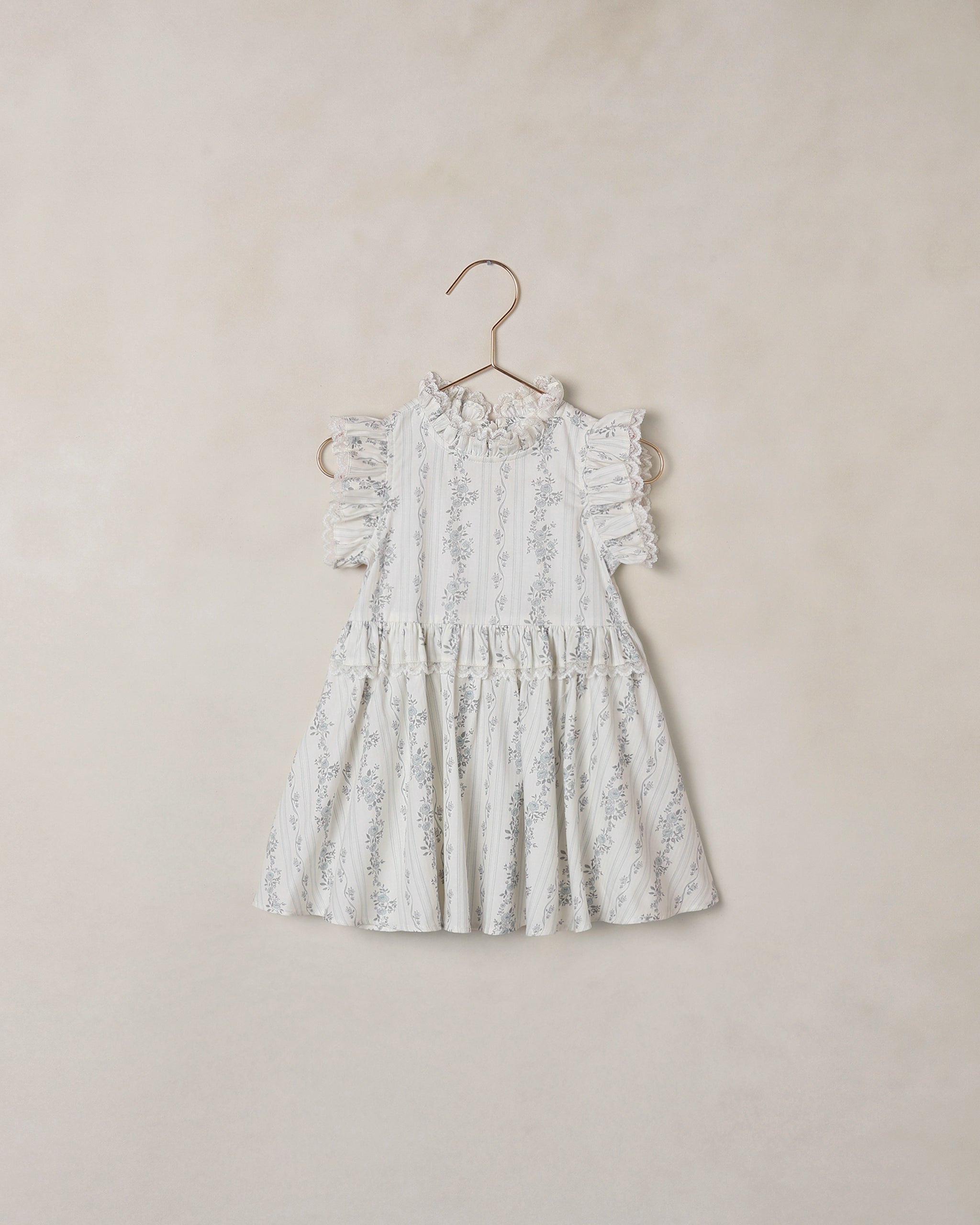 Rylee + Cru ライリーアンドクルー ベビー服 子供服 アリスドレス　フレンチフローラルストライプ
