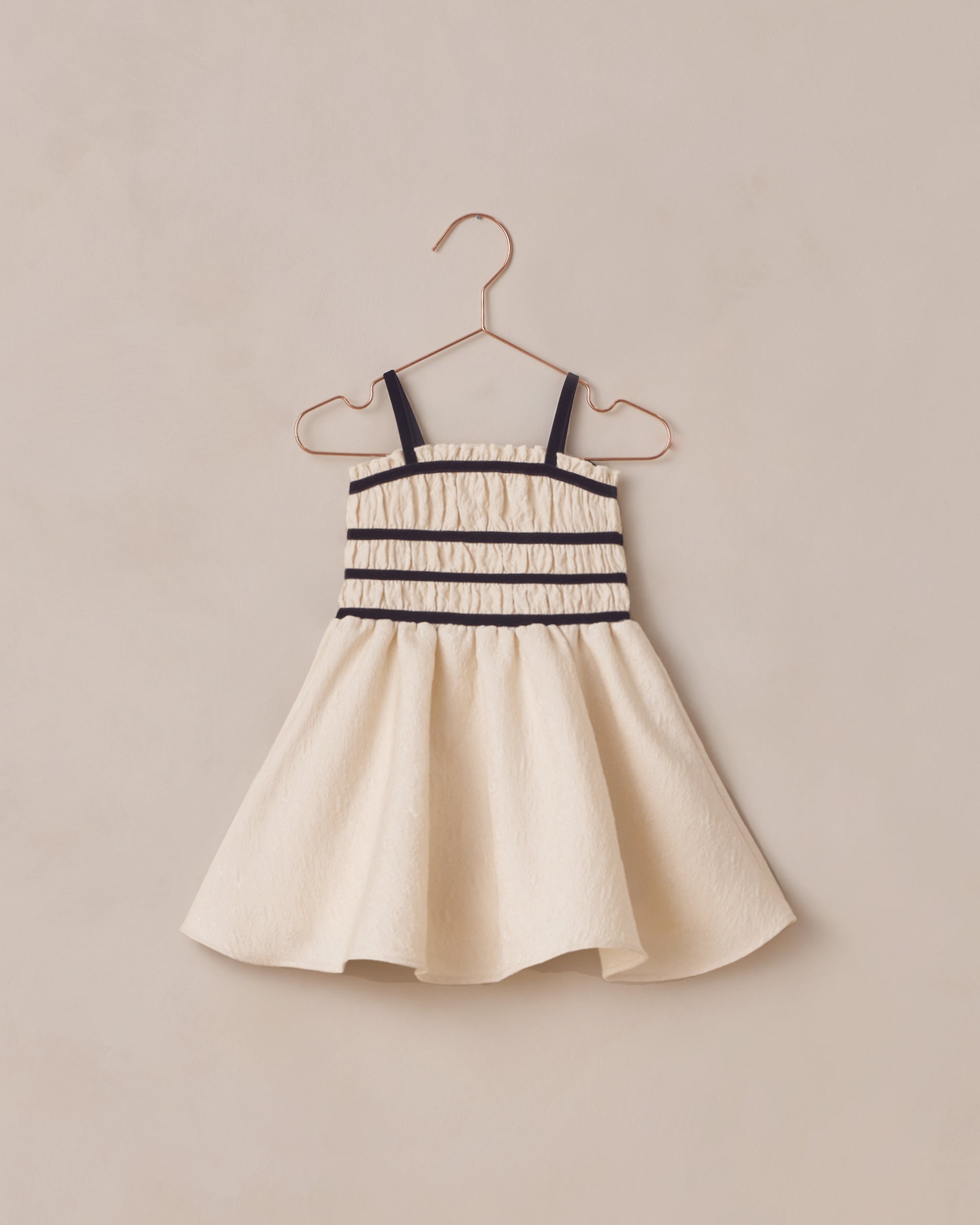 Rylee + Cru ライリーアンドクルー ベビー服 子供服  アナベルドレス　メタリックアイボリー