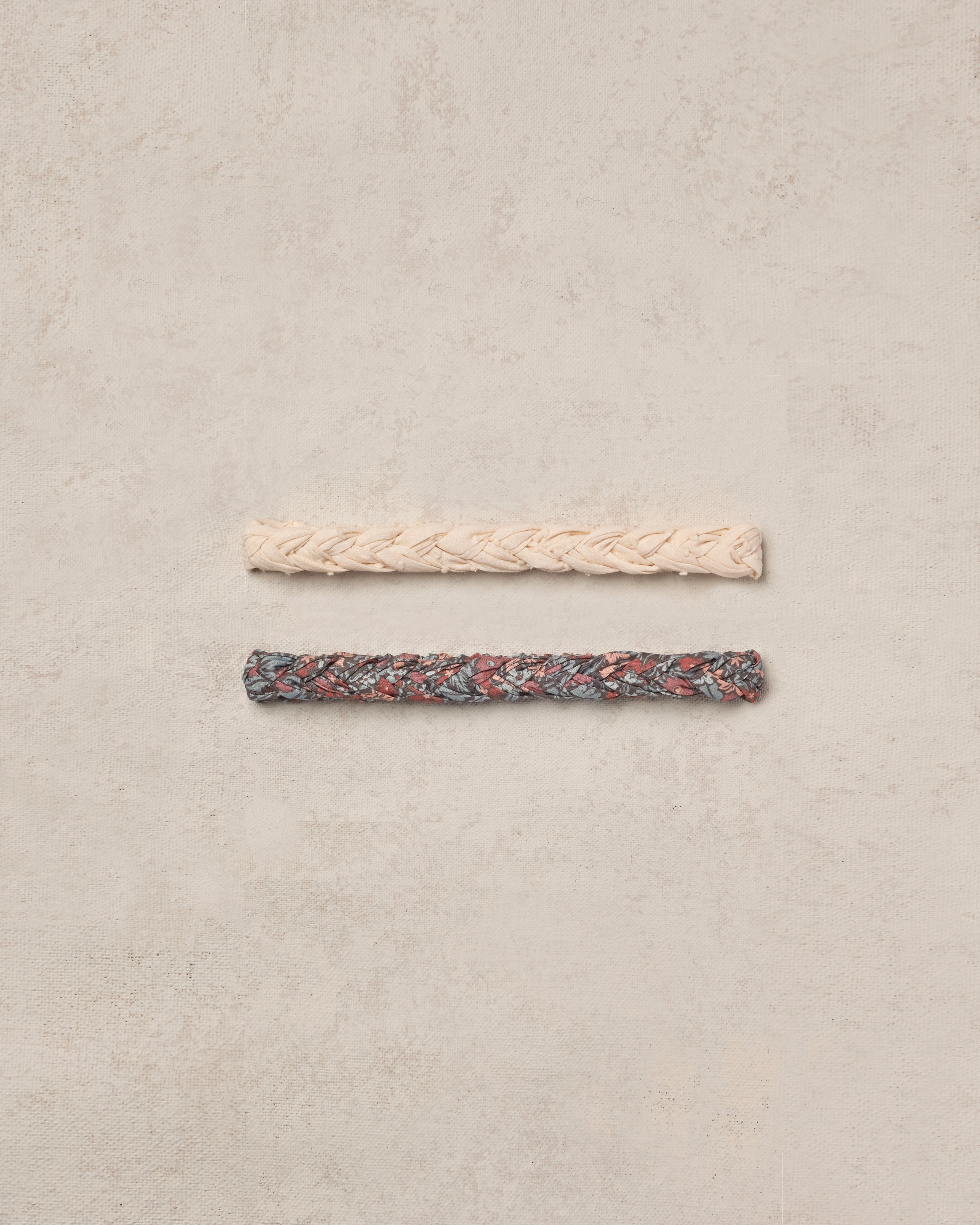 Baby Headband || Berry Garden, Natural Swiss Dot