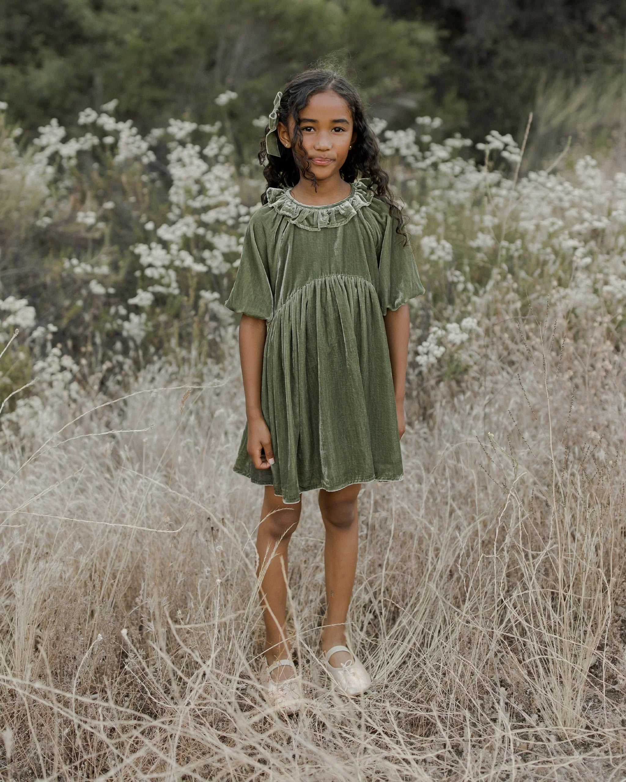 Adeline Dress || Pine
