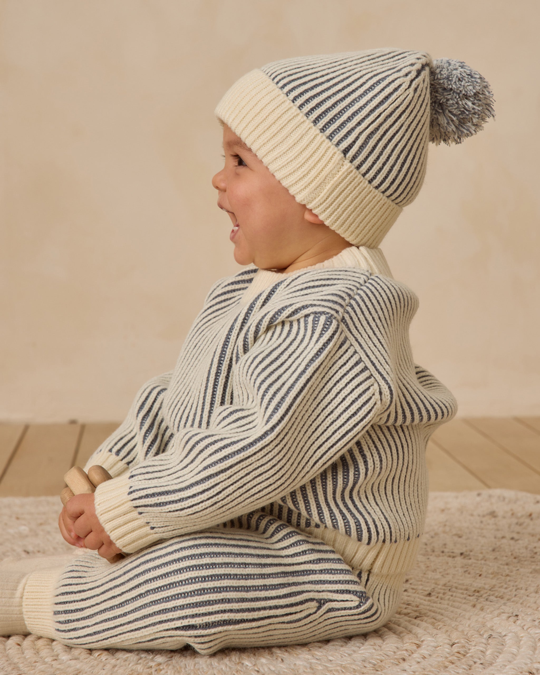 Rylee + Cru ライリーアンドクルー ベビー服 子供服  チャンキーニットパンツ　オーシャン