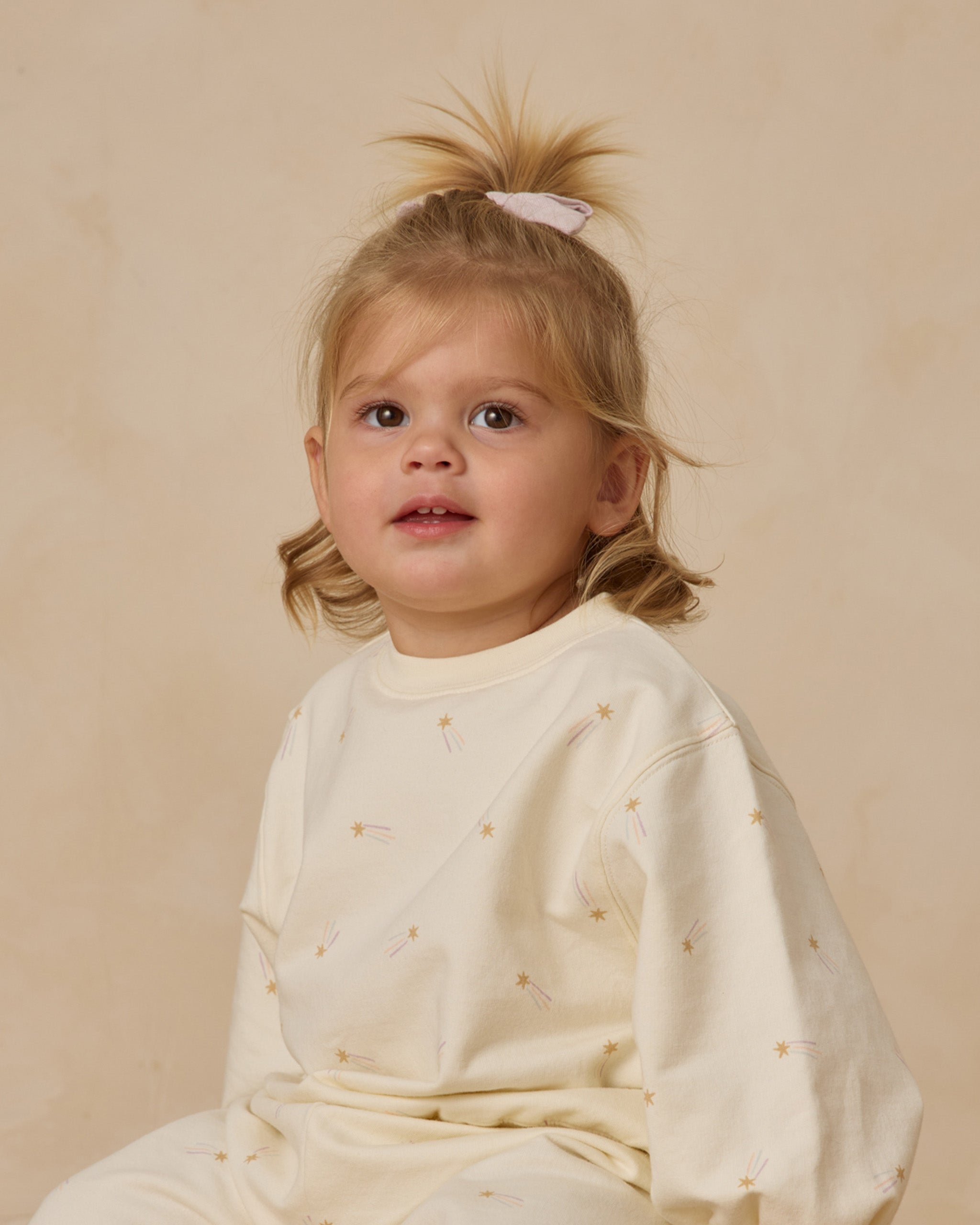 Rylee + Cru ライリーアンドクルー ベビー服 子供服  オーバーサイズ クルー スウェットシャツ　シューティングスター