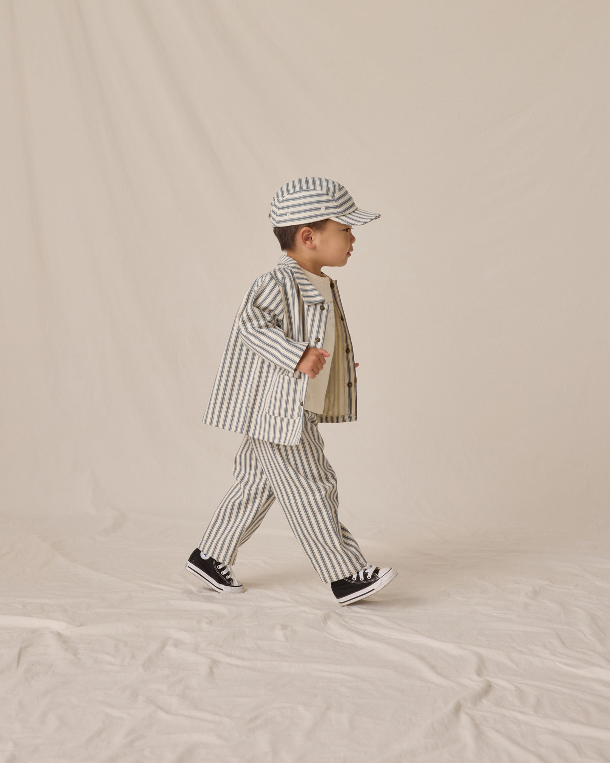 Rylee + Cru ライリーアンドクルー ベビー服 子供服  ユーティリティジャケット　オーシャンピンストライプ