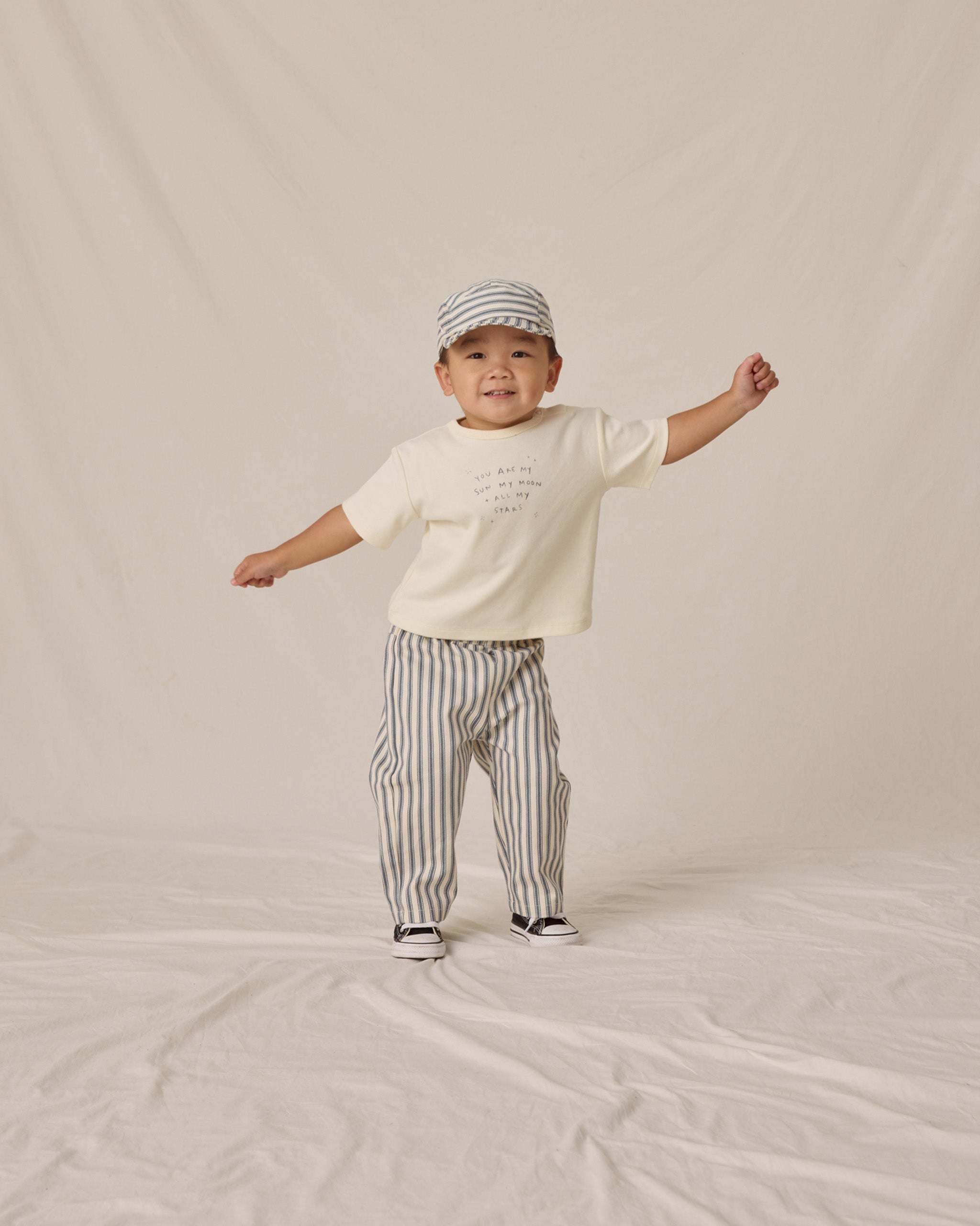 Rylee + Cru ライリーアンドクルー ベビー服 子供服  グレイソンパンツ　オーシャンピンストライプ