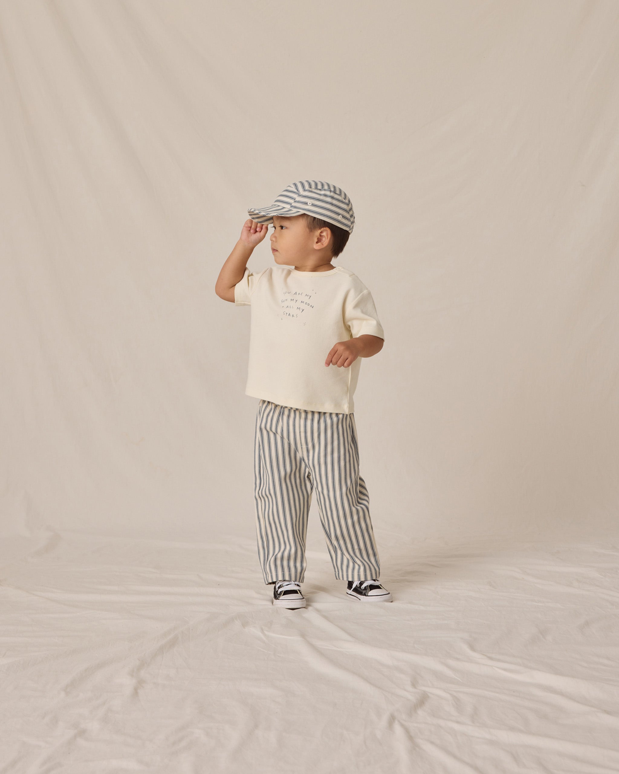 Rylee + Cru ライリーアンドクルー ベビー服 子供服  グレイソンパンツ　オーシャンピンストライプ