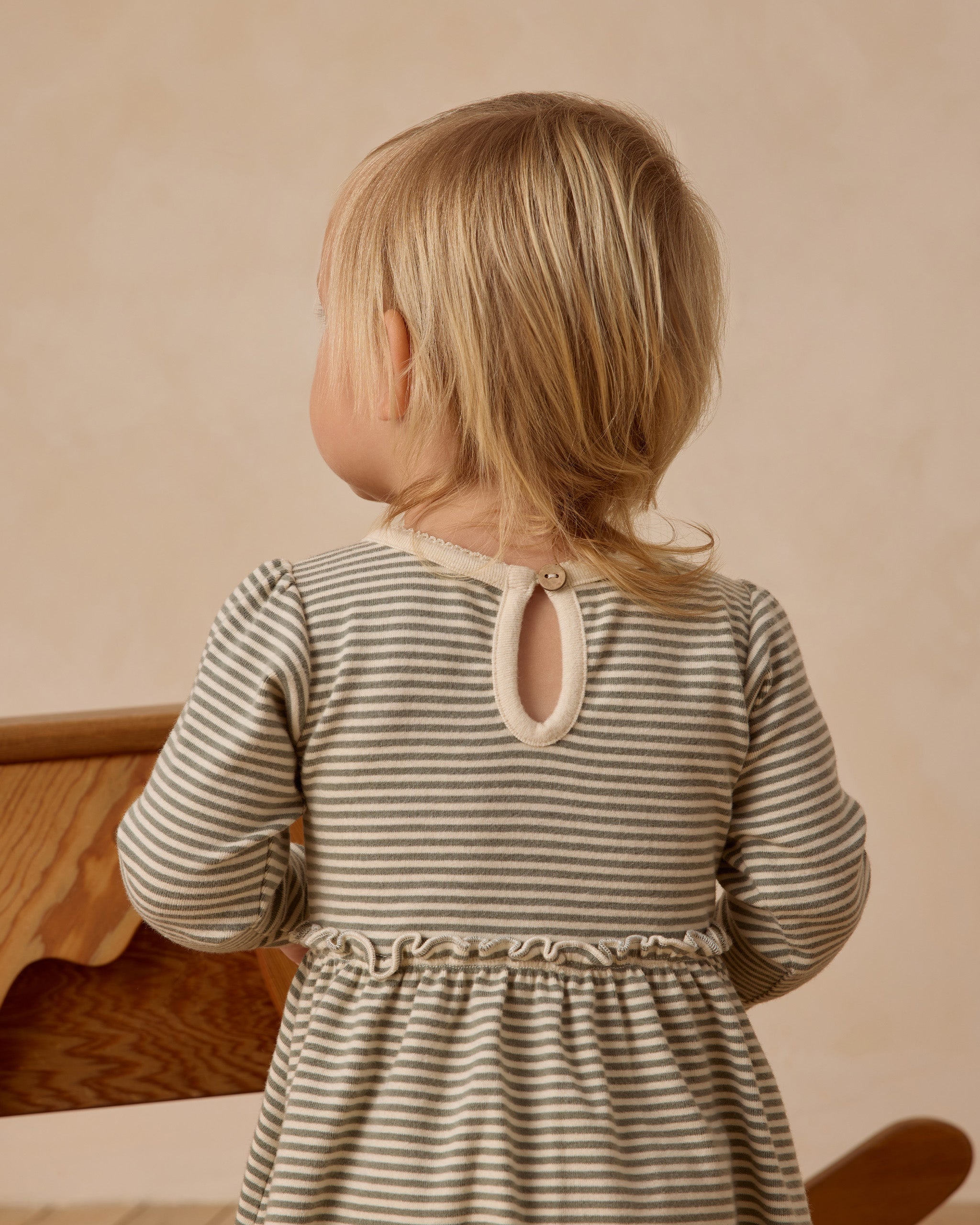 Rylee + Cru ライリーアンドクルー ベビー服 子供服  アルダドレス　フォレストストライプ