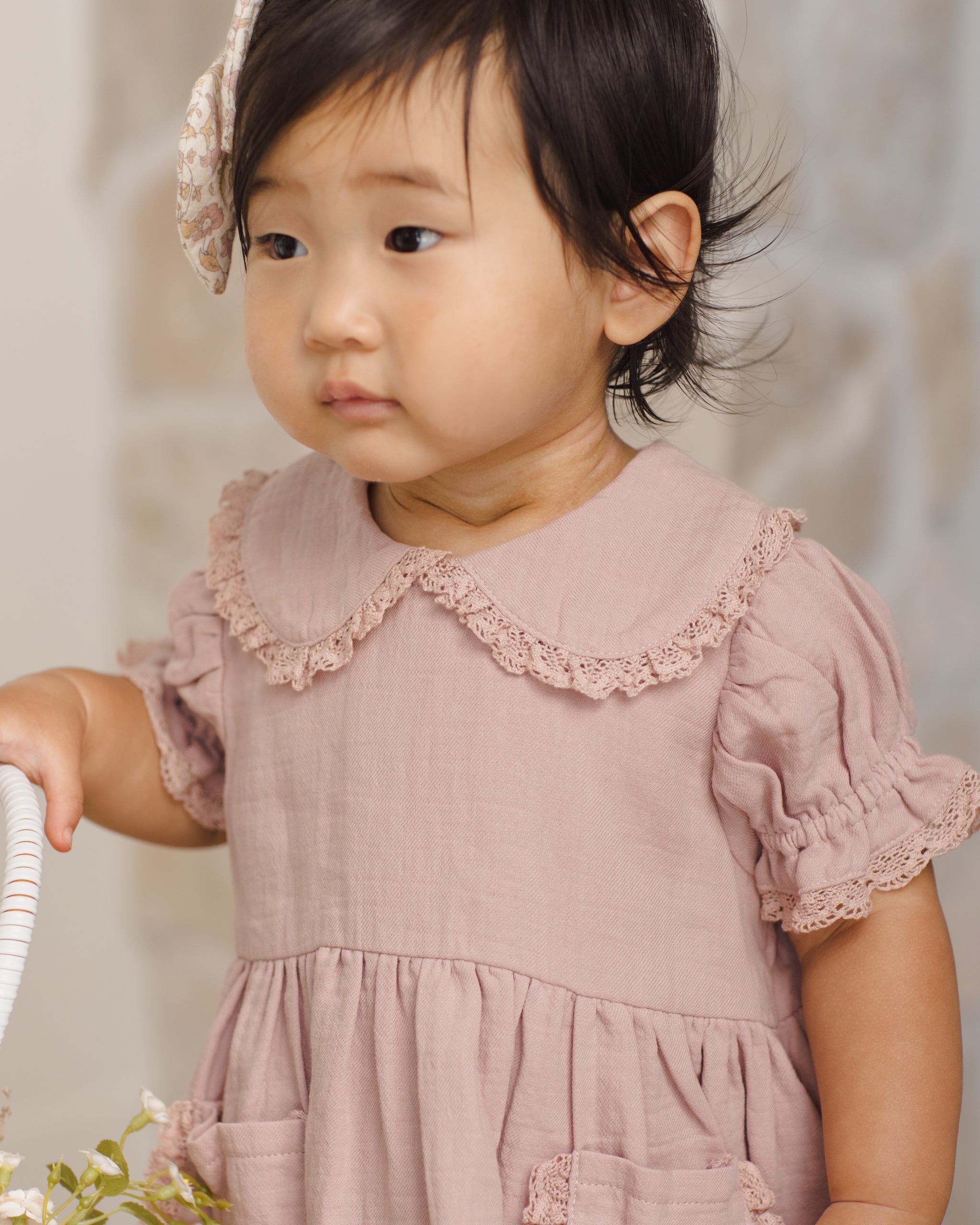 Rylee + Cru ライリーアンドクルー ベビー服 子供服 マリソルドレス　モーブ
