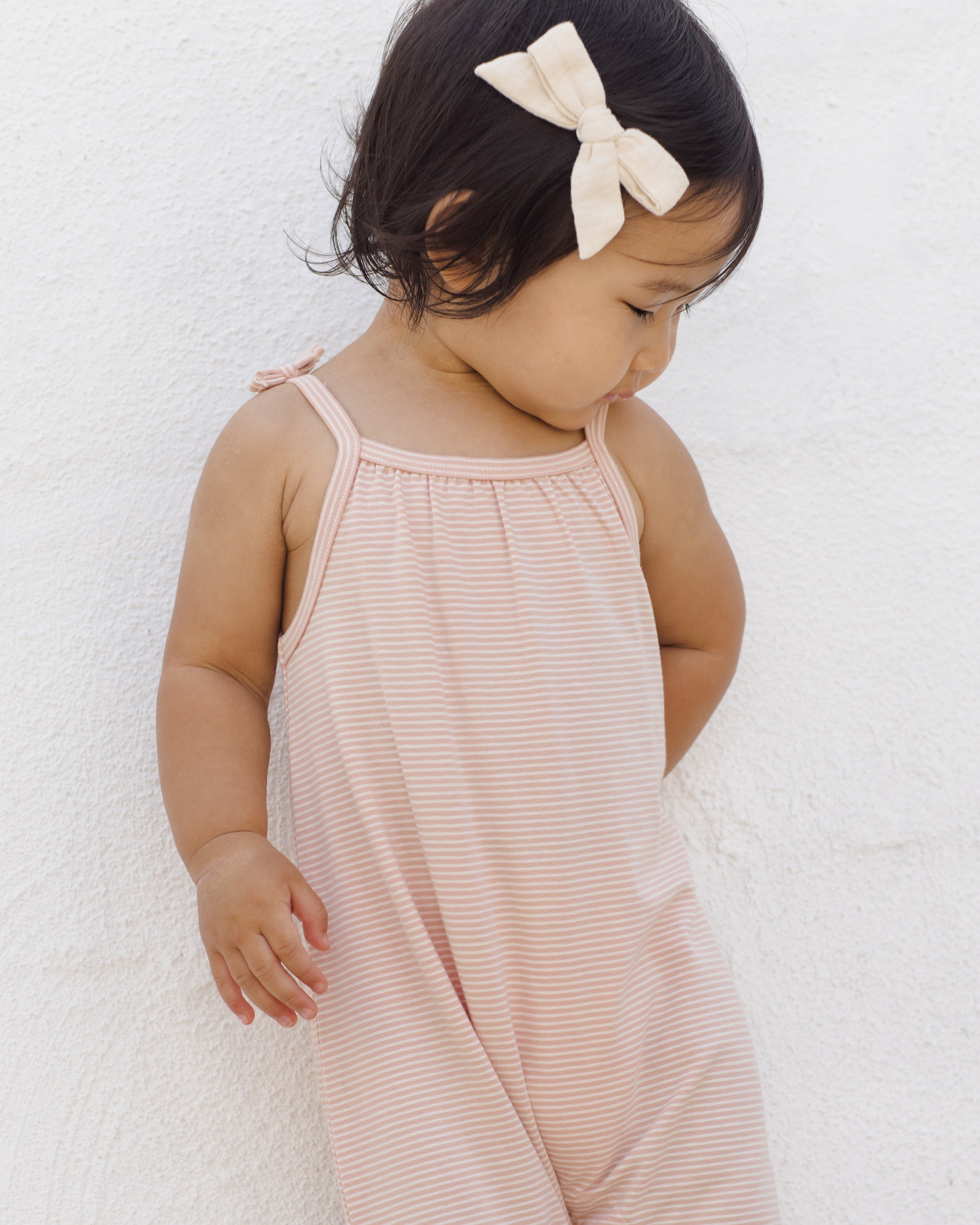 Rylee + Cru ライリーアンドクルー ベビー服 子供服 ボウダブルクリップセット 3コ　ナチュラル、モーブ、セージ
