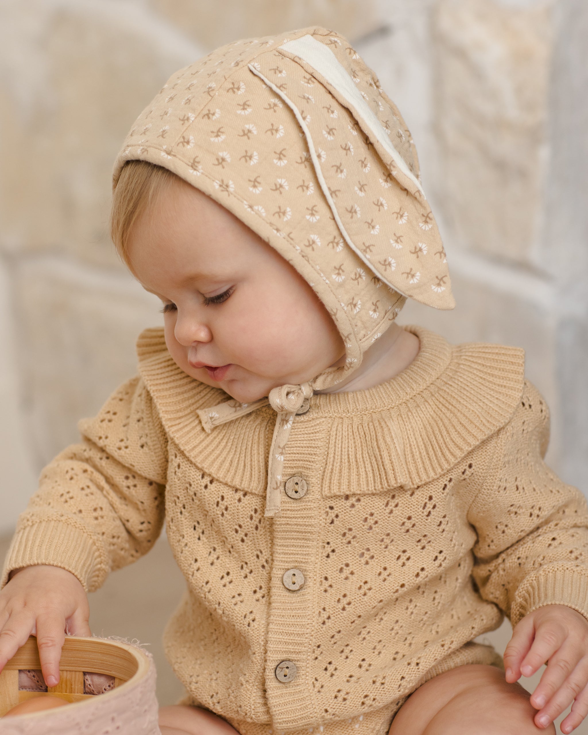Rylee + Cru ライリーアンドクルー ベビー服 子供服 バニーボネット　フレンチフローラ