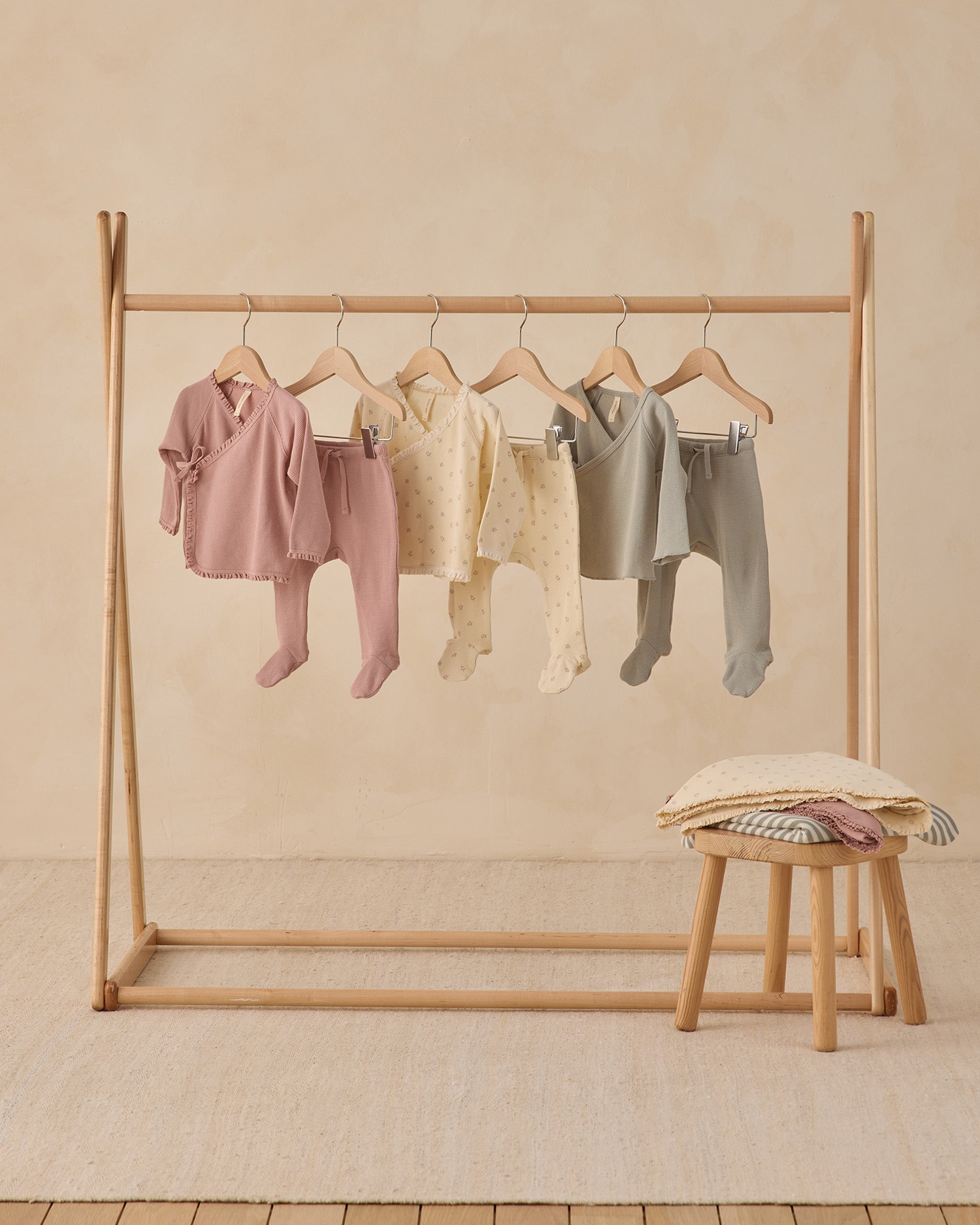 Rylee + Cru ライリーアンドクルー ベビー服 子供服 テイクホームセット　モーブ・ディッツィー