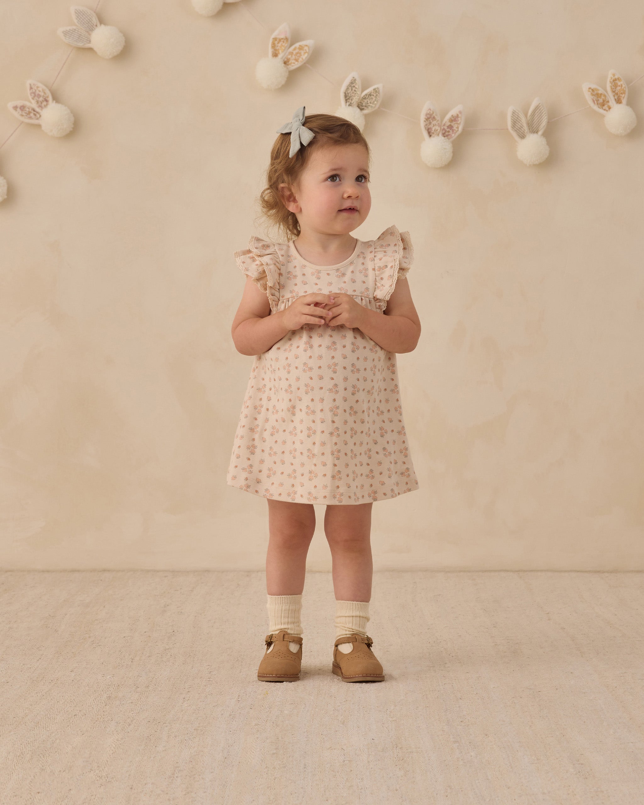 Rylee + Cru ライリーアンドクルー ベビー服 子供服 フラッタードレス　イチゴ