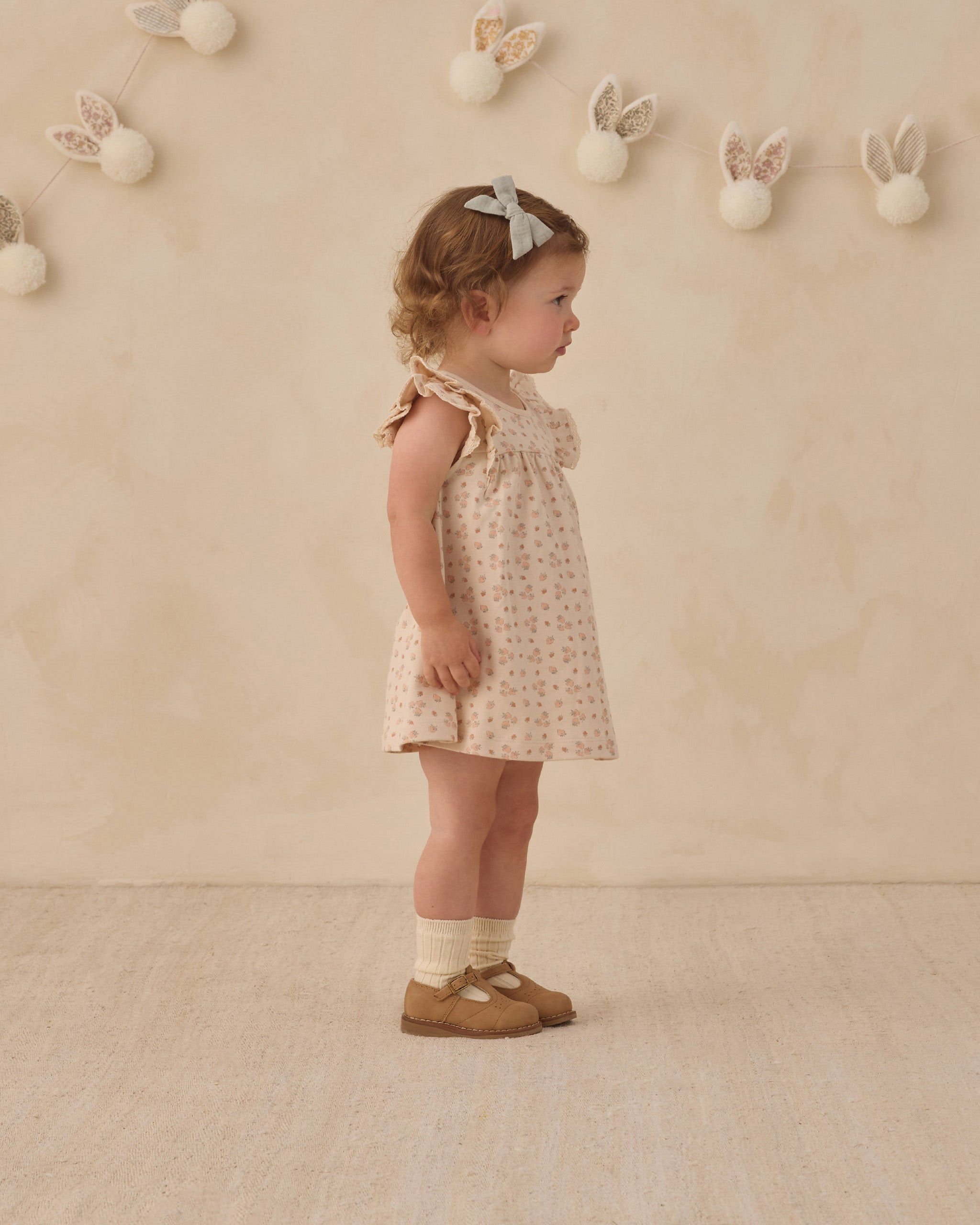 Rylee + Cru ライリーアンドクルー ベビー服 子供服 フラッタードレス　イチゴ