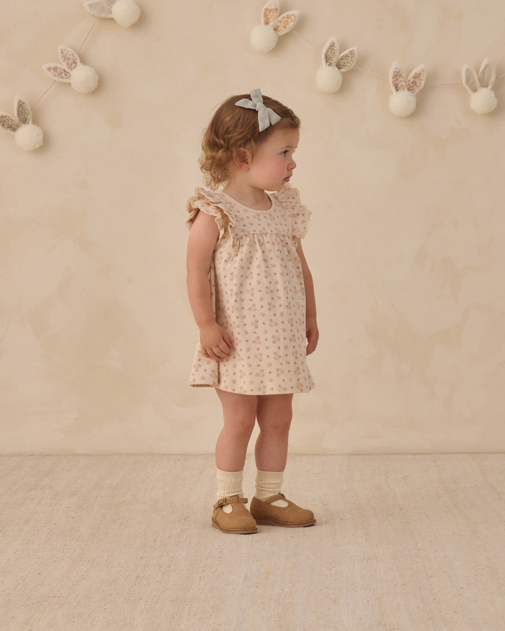 Rylee + Cru ライリーアンドクルー ベビー服 子供服 フラッタードレス　イチゴ