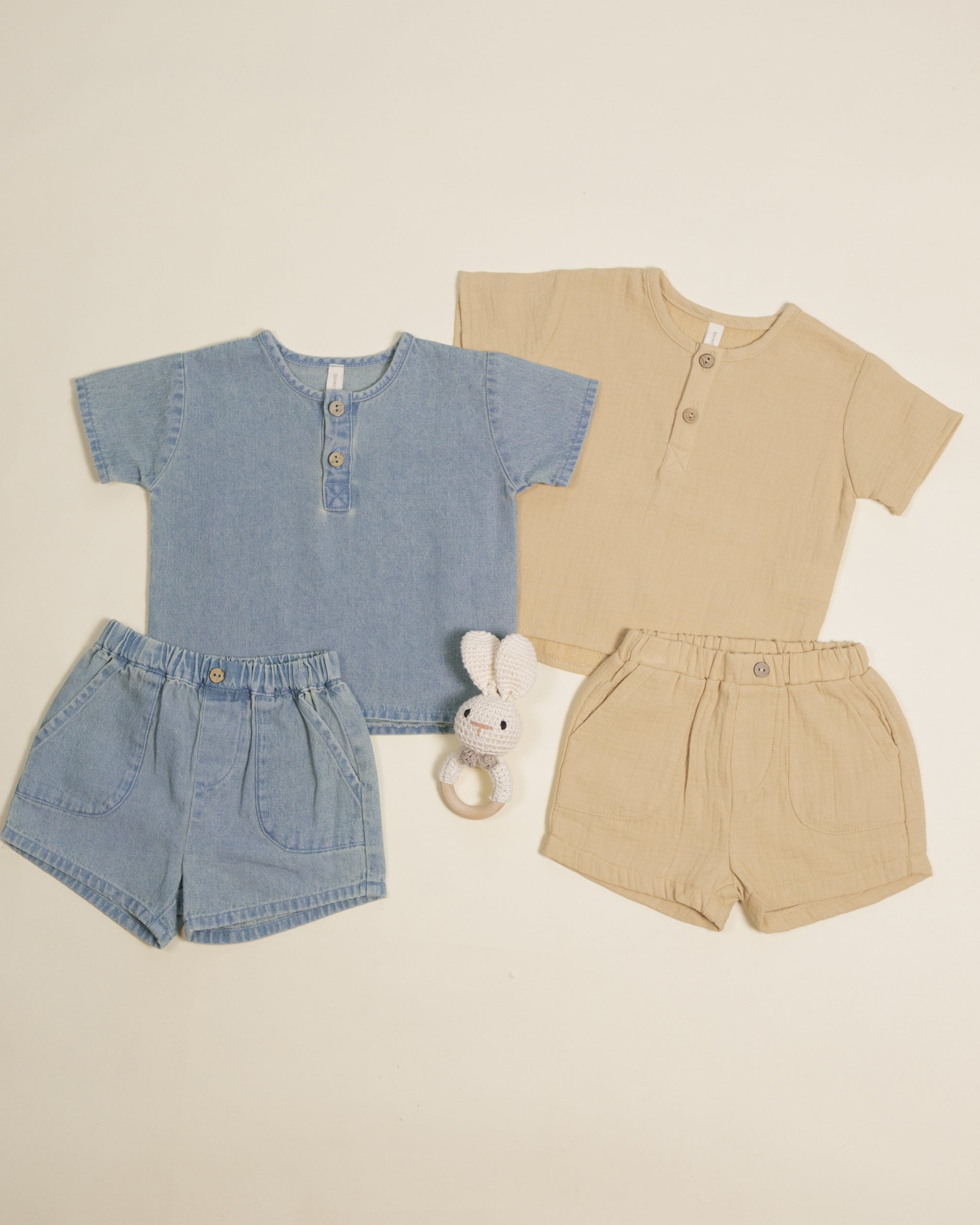 Rylee + Cru ライリーアンドクルー ベビー服 子供服 ヘンリートップ　バタースコッチ