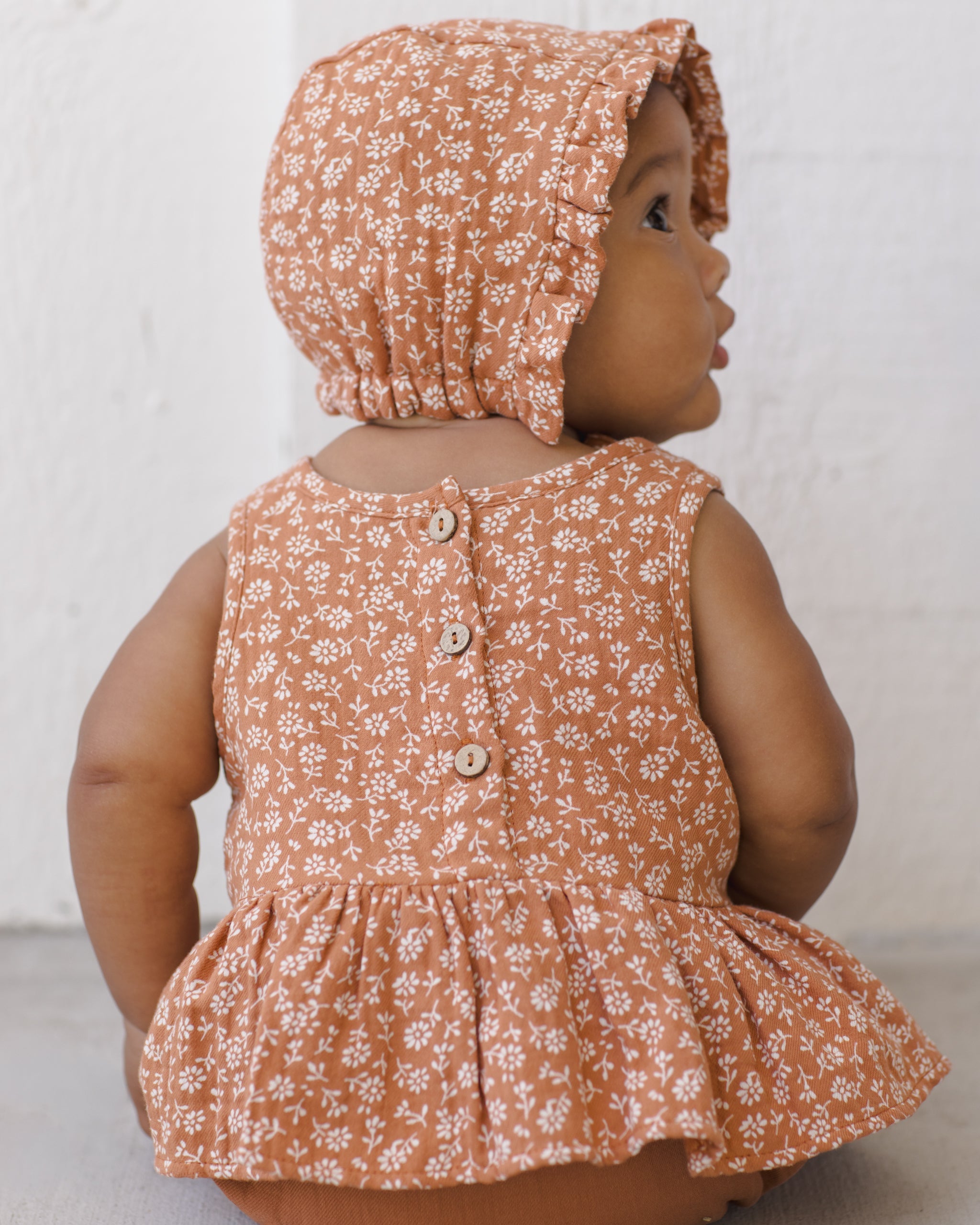 Rylee + Cru ライリーアンドクルー ベビー服 子供服 スリーブレスペプラムセット　ポピーフローラル