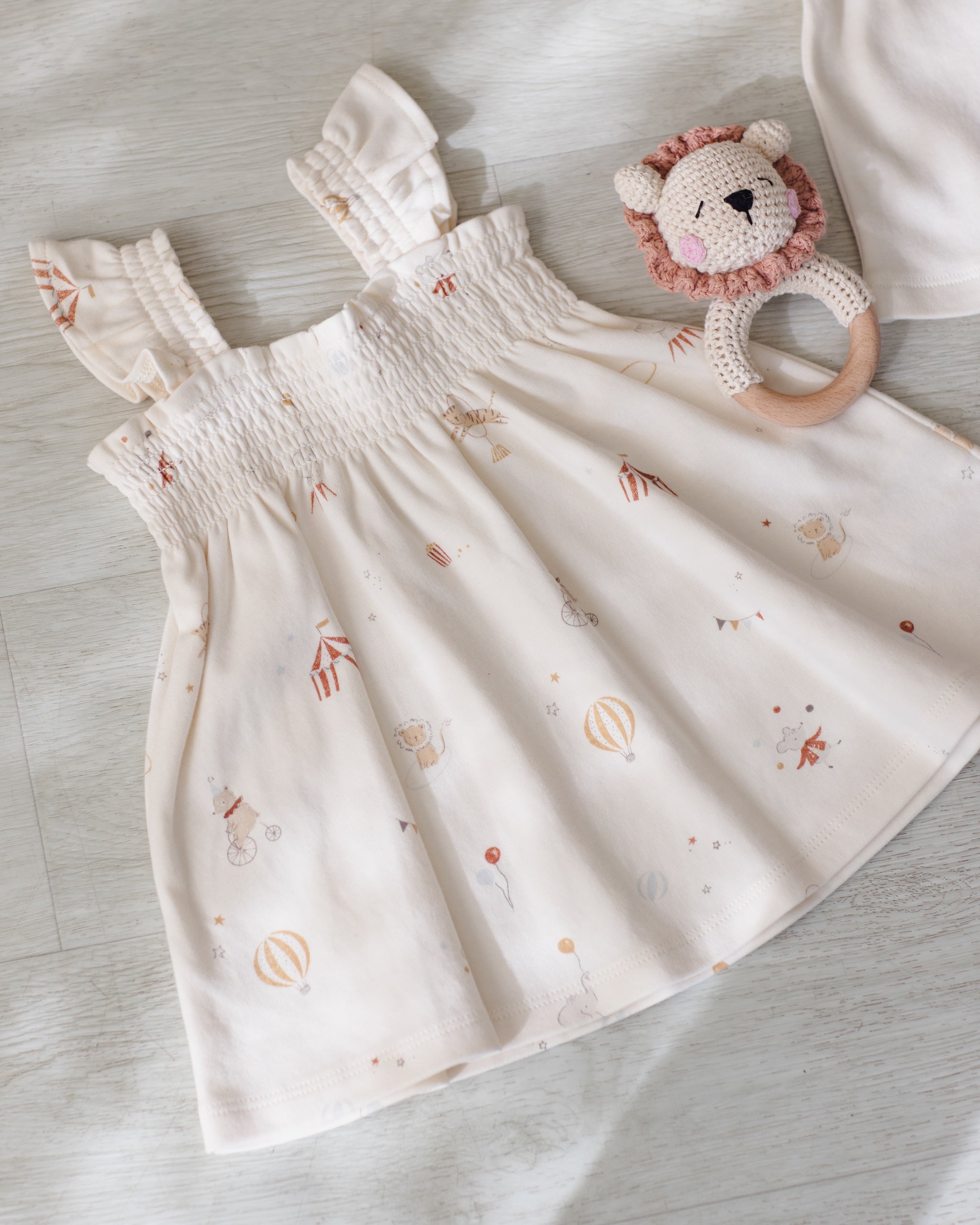 Rylee + Cru ライリーアンドクルー ベビー服 子供服 スモックジャージードレス　カーニバル