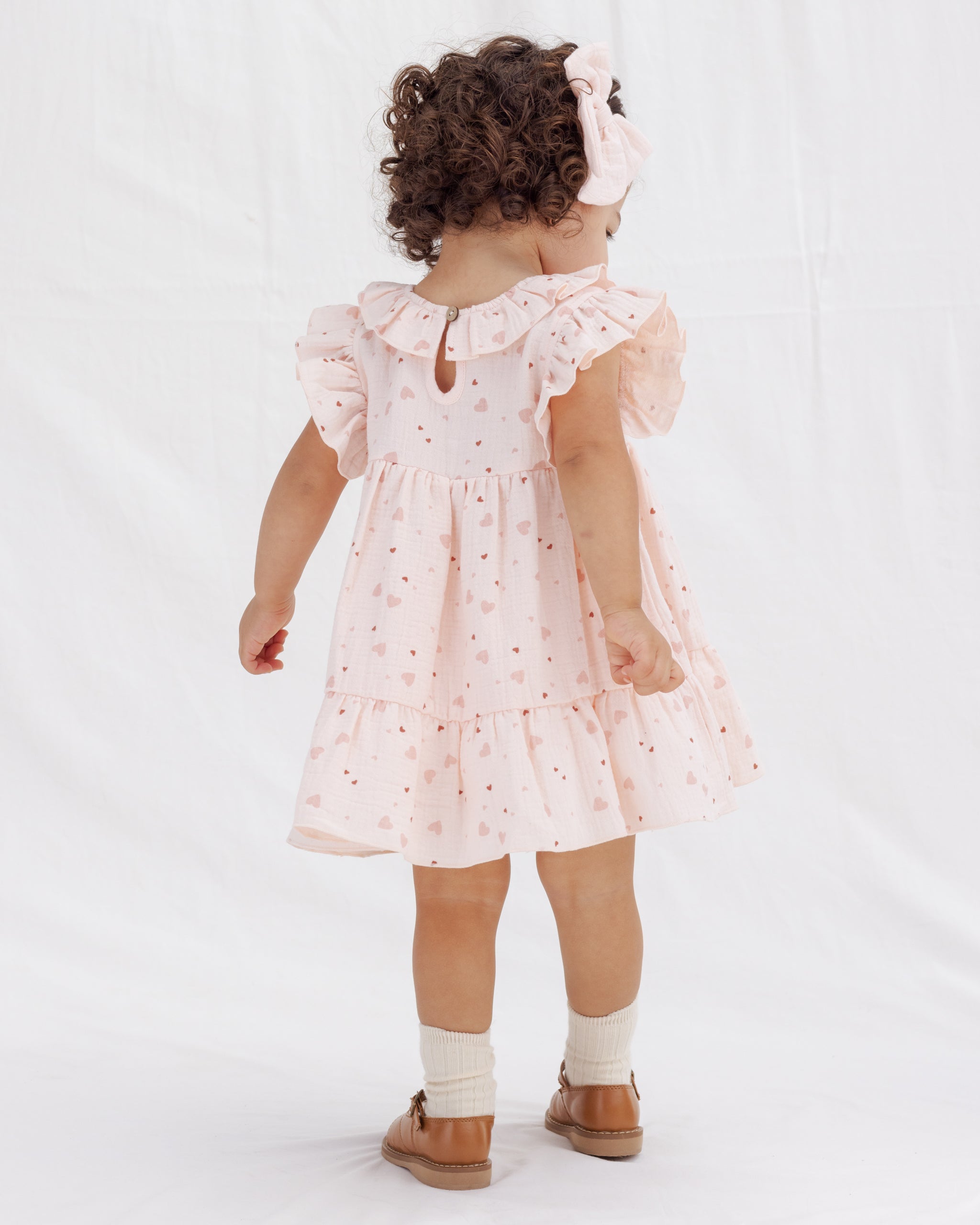 Rylee + Cru ライリーアンドクルー ベビー服 子供服　シャーロットドレス　ハート　コンフェッティ