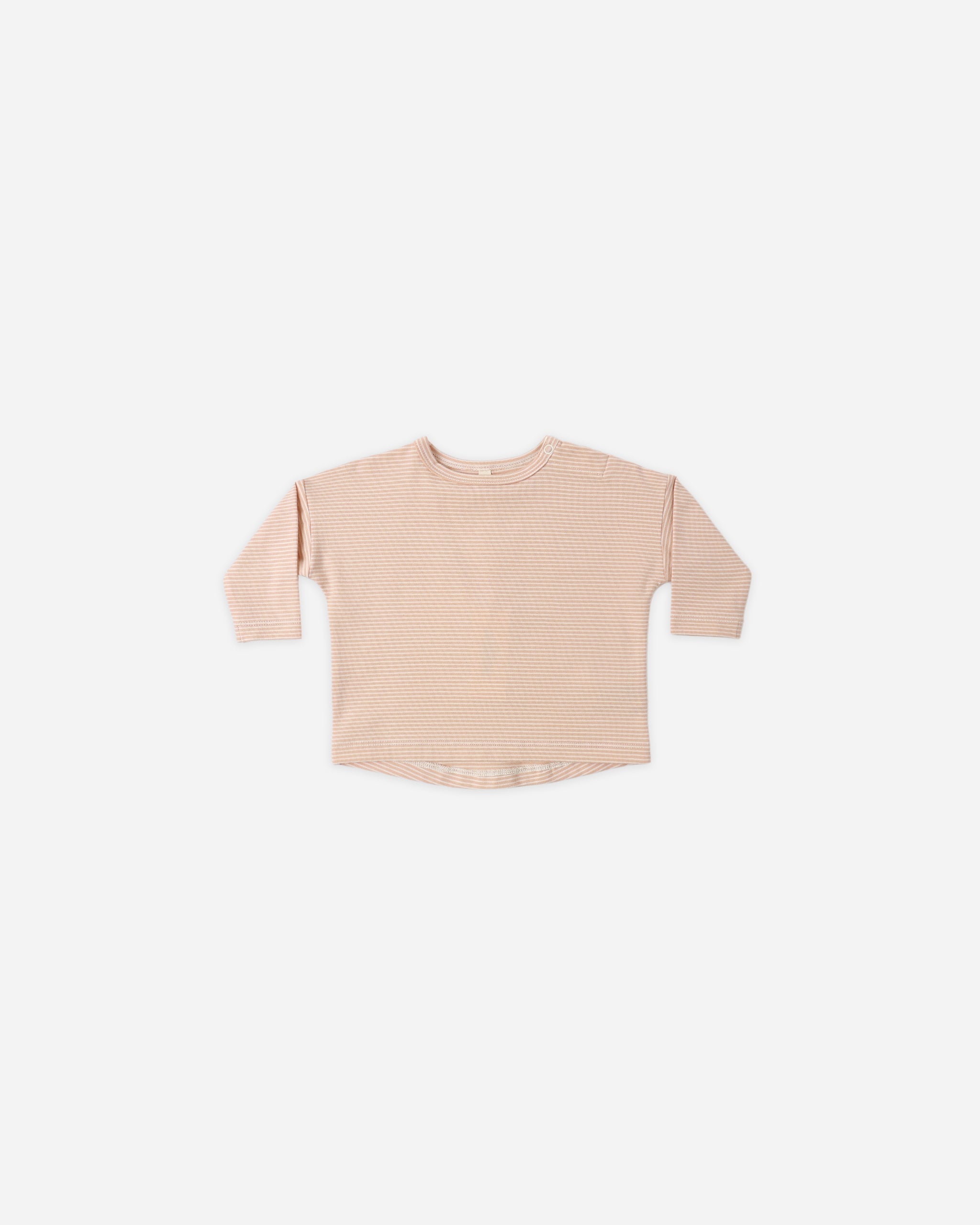Rylee + Cru ライリーアンドクルー ベビー服 子供服 ロングスリーブTシャツ　メロンマイクロストライプ