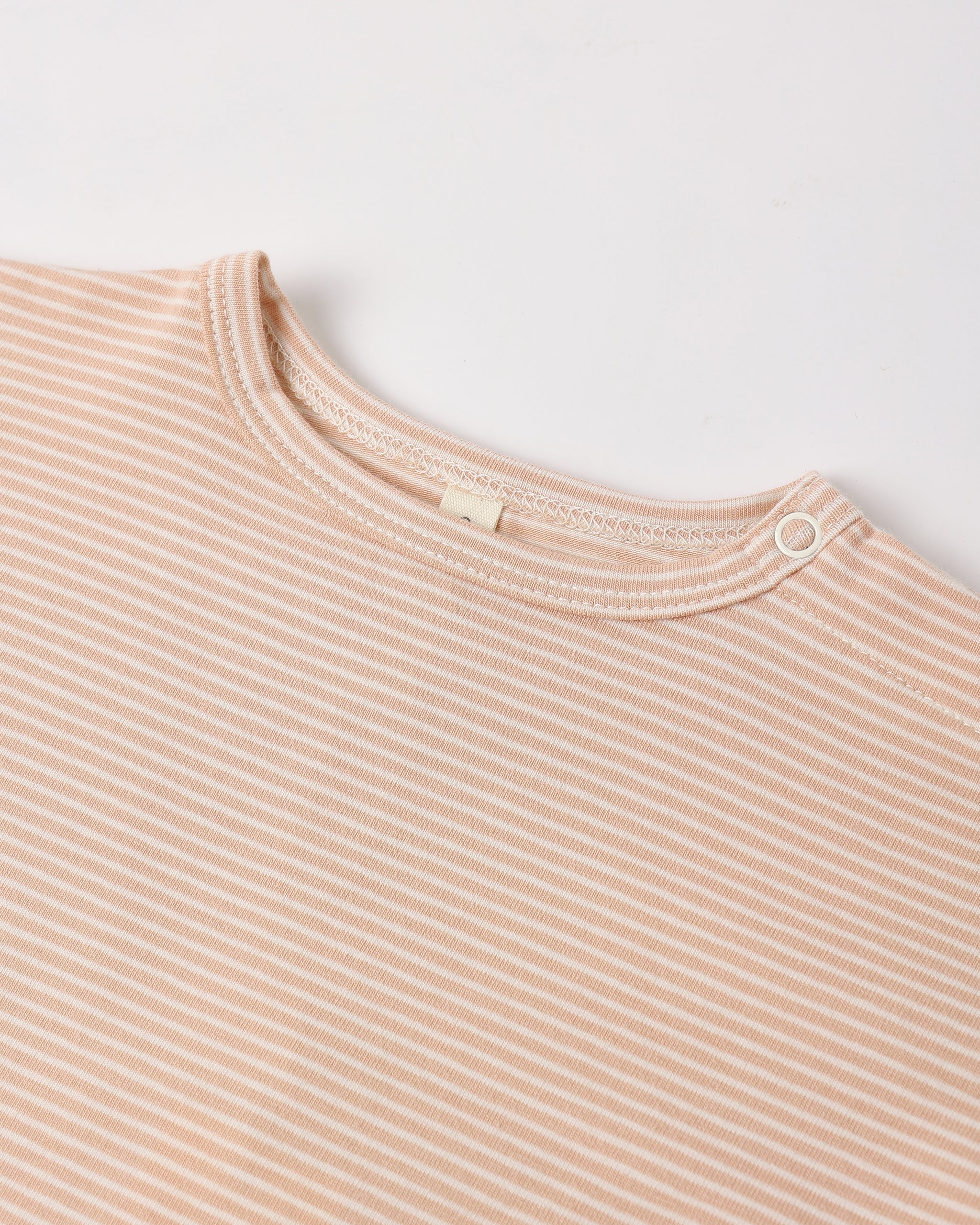 Rylee + Cru ライリーアンドクルー ベビー服 子供服 ロングスリーブTシャツ　メロンマイクロストライプ
