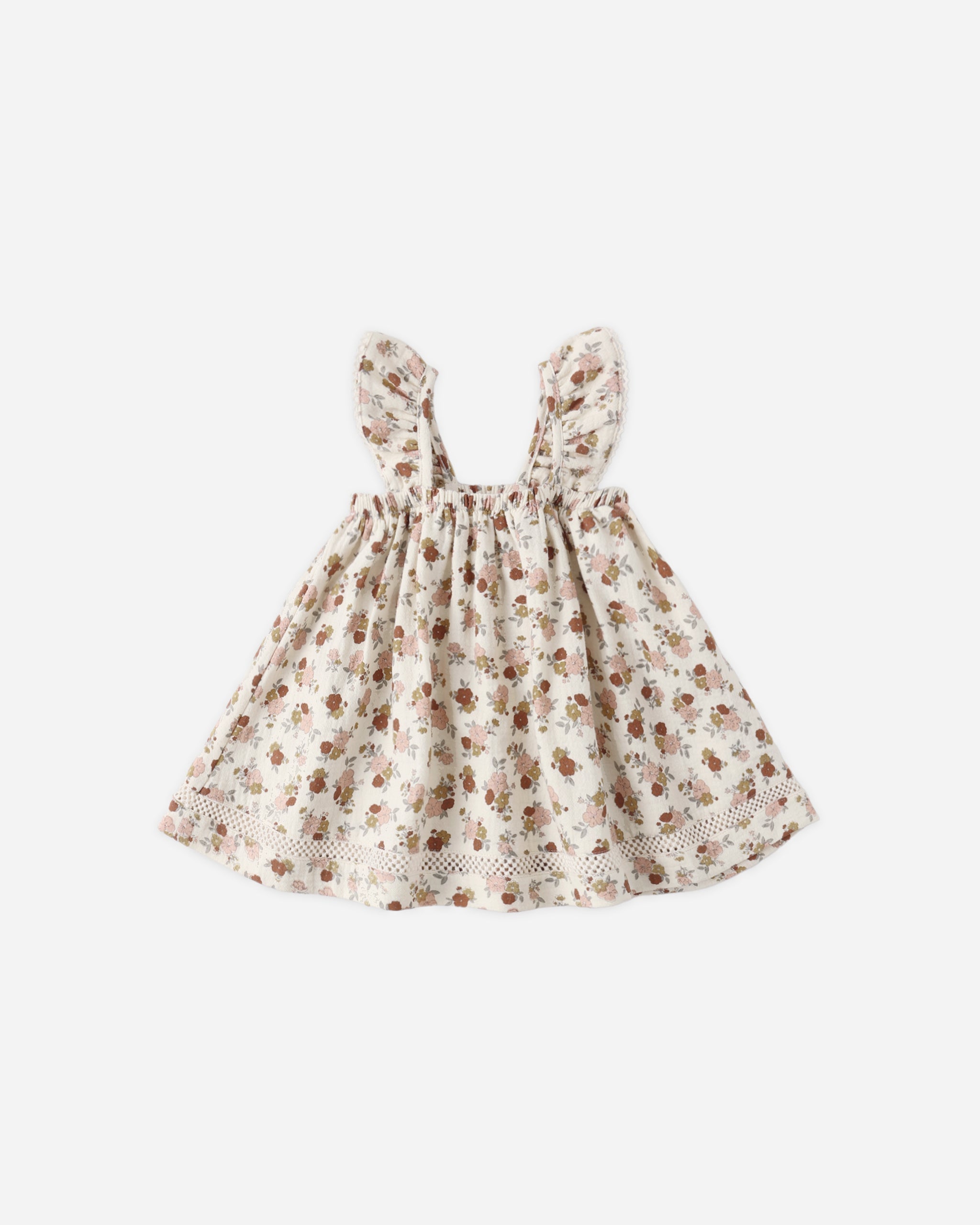 Rylee + Cru ライリーアンドクルー ベビー服 子供服 ラッフルタンクドレス　ブルーム