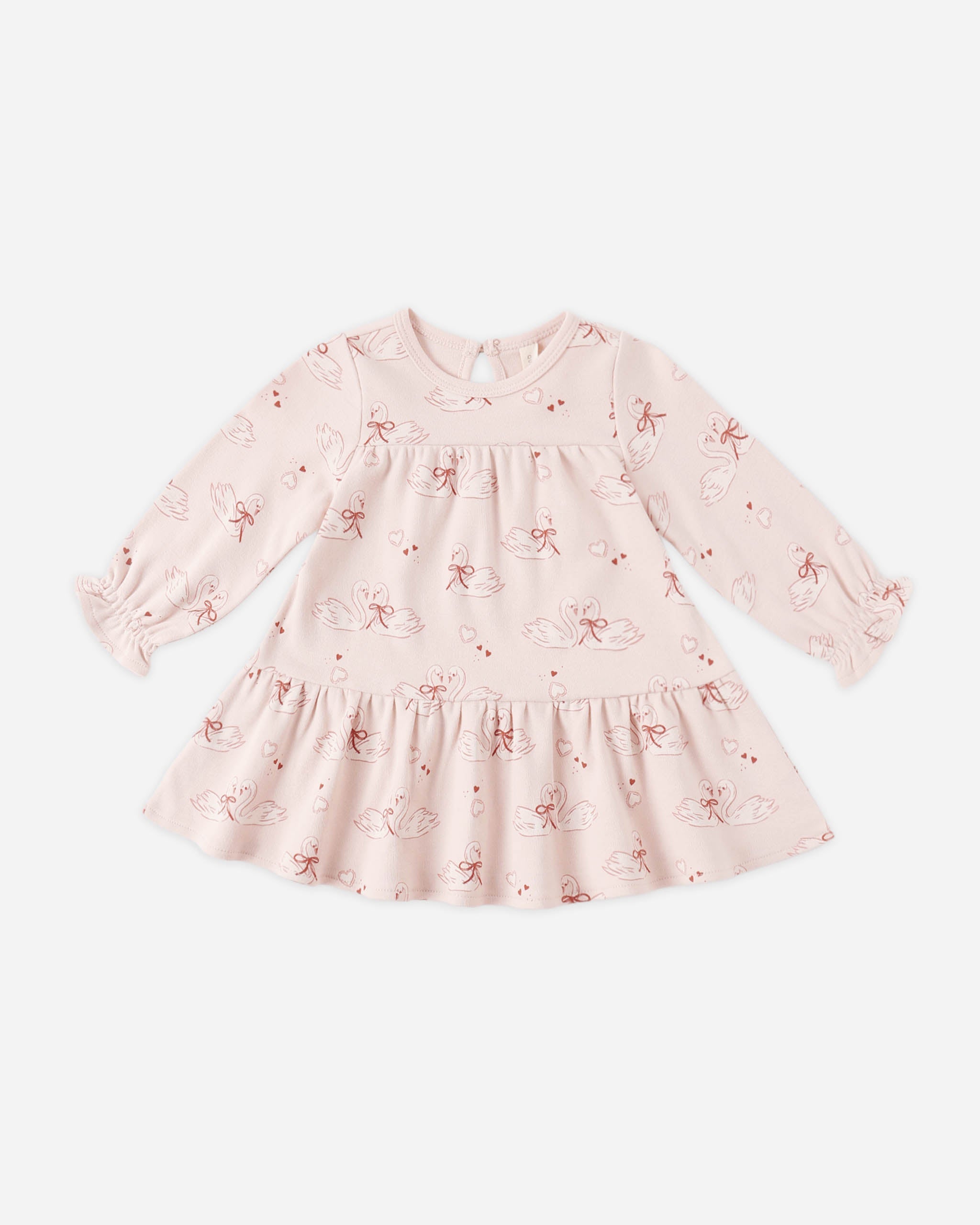 Rylee + Cru ライリーアンドクルー ベビー服 子供服　ティアードジャージードレス　スワン