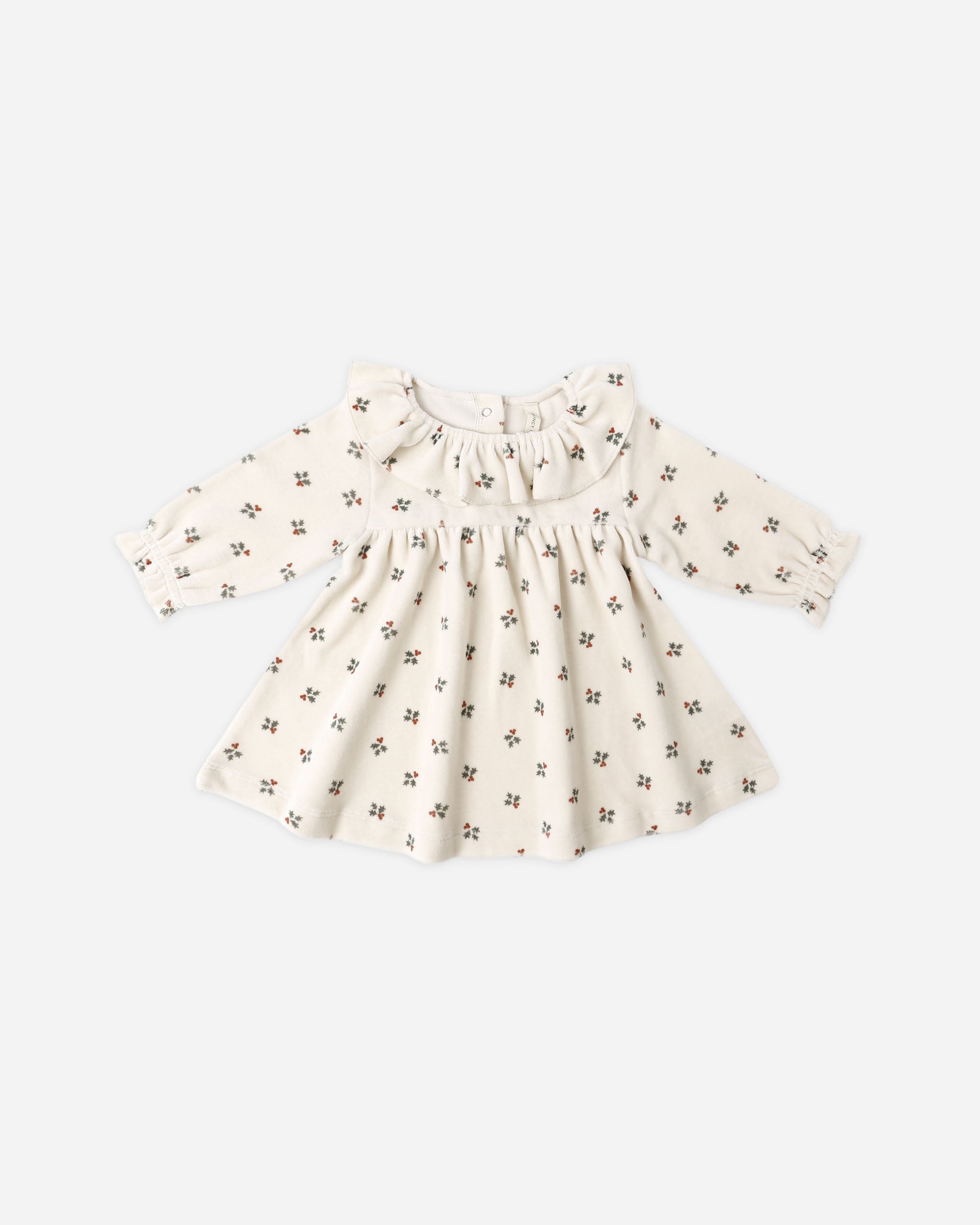 Rylee + Cru ライリーアンドクルー ベビー服 子供服  ベロアベビードレス　ホリーベリー