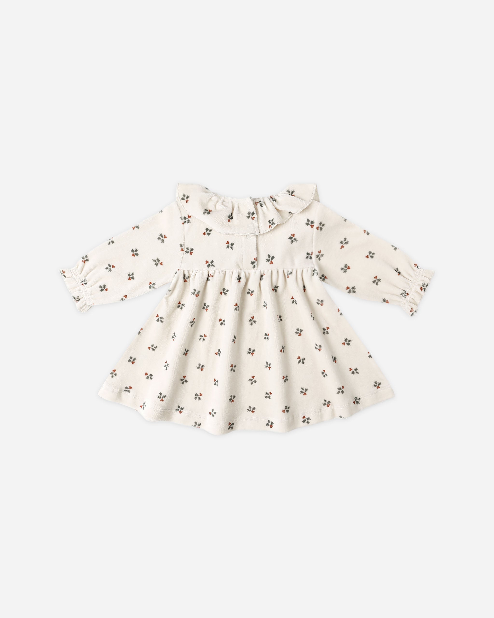 Rylee + Cru ライリーアンドクルー ベビー服 子供服  ベロアベビードレス　ホリーベリー