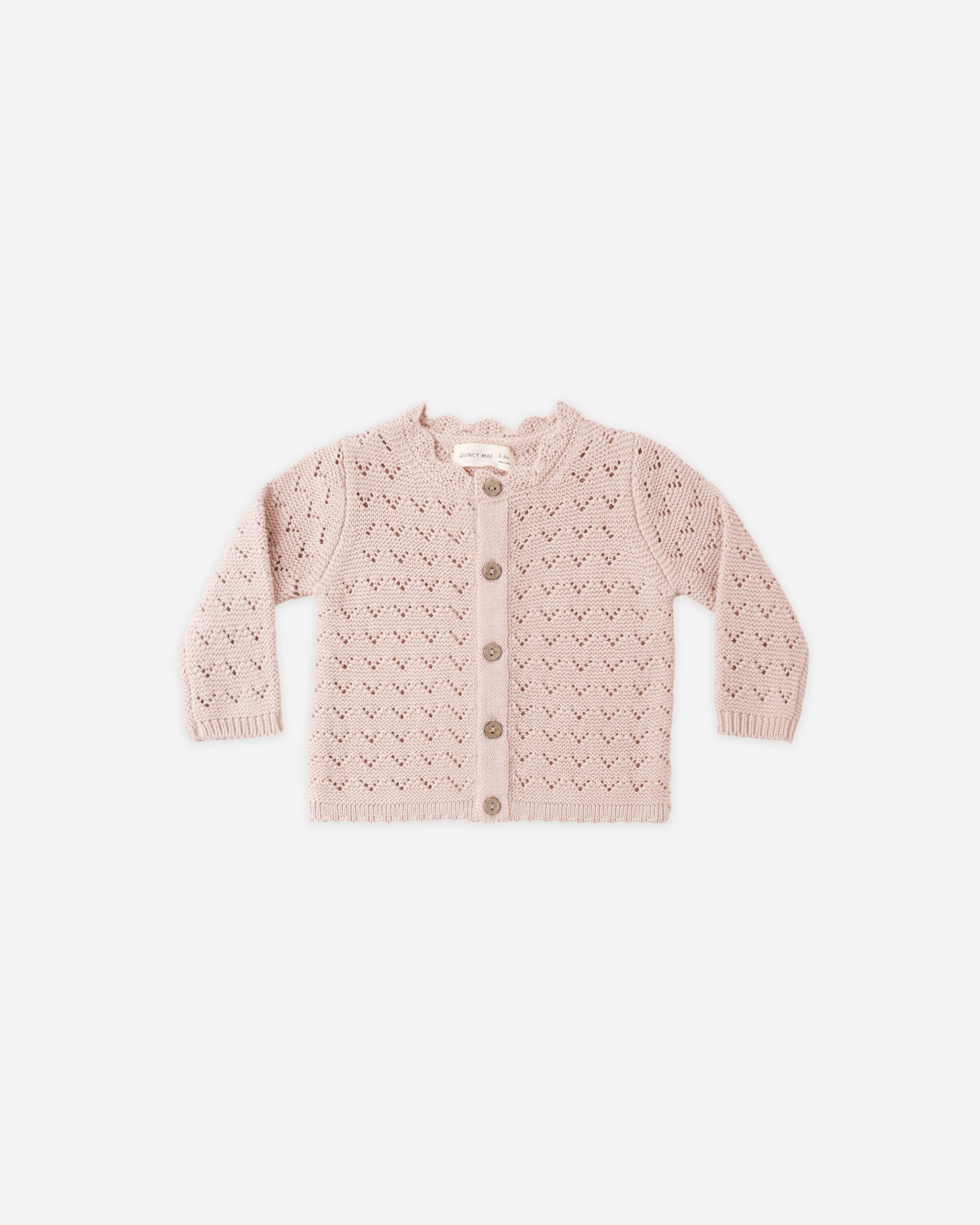 Rylee + Cru ライリーアンドクルー ベビー服 子供服 スカラップカーディガン　ブラッシュ