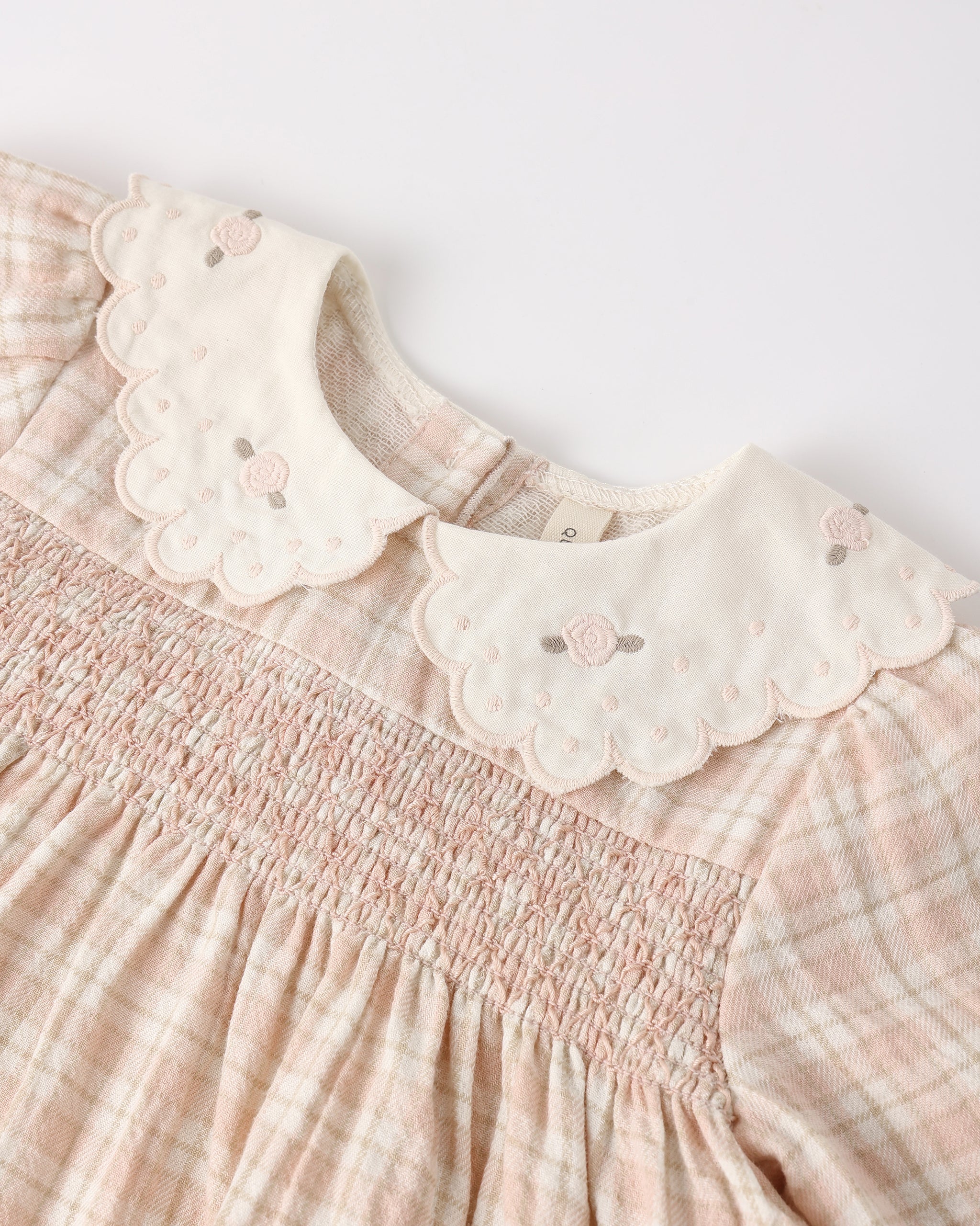 Rylee + Cru ライリーアンドクルー ベビー服 子供服 キャリードレス　ピンクチェック