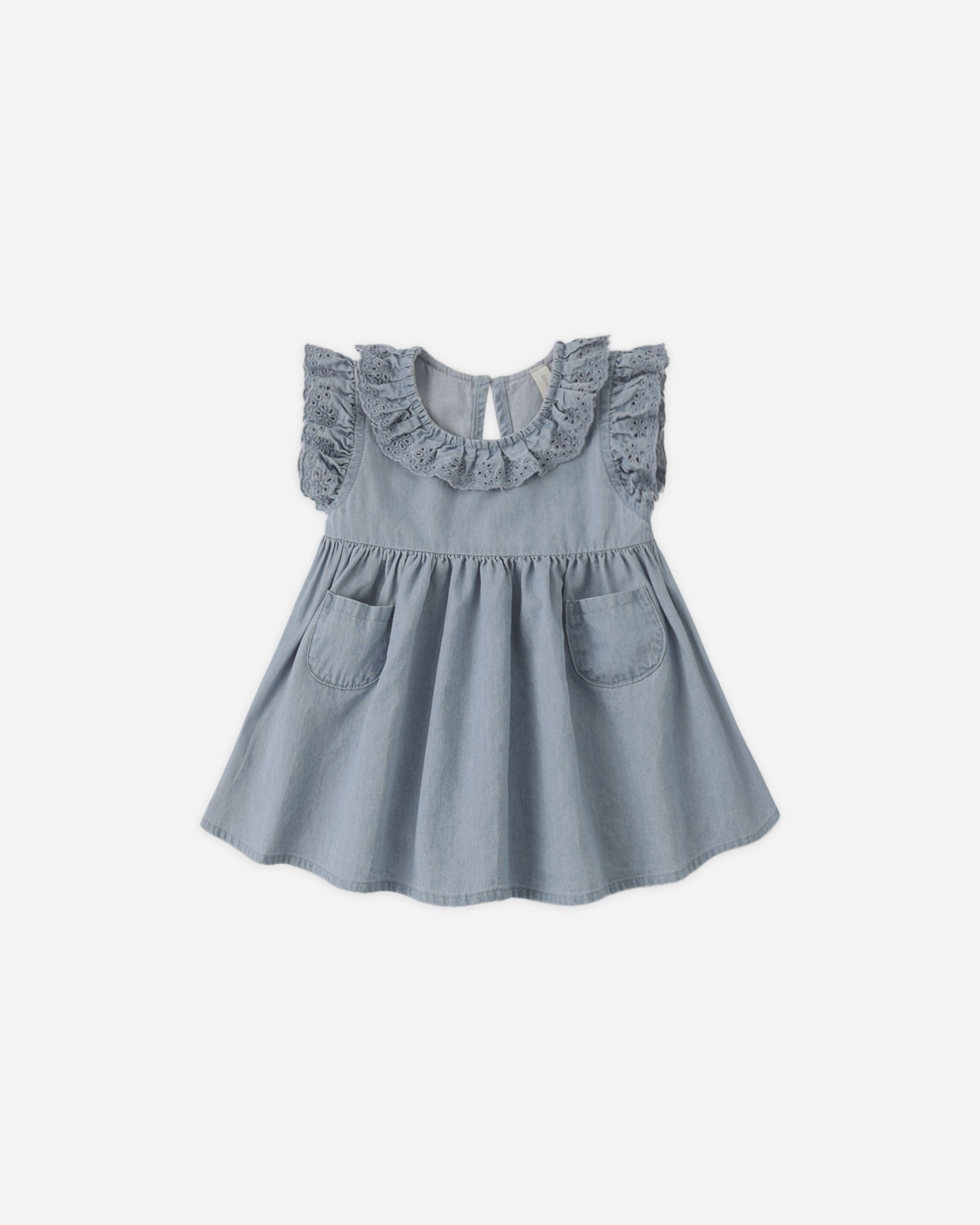 Rylee + Cru ライリーアンドクルー ベビー服 子供服 ソフィードレス　シャンブレー