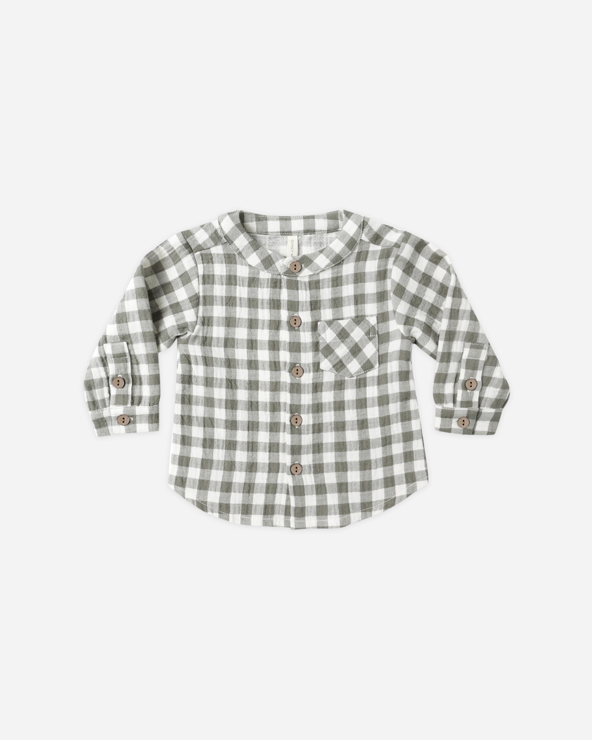 Rylee + Cru ライリーアンドクルー ベビー服 子供服  ミロシャツ　フォレストチェック