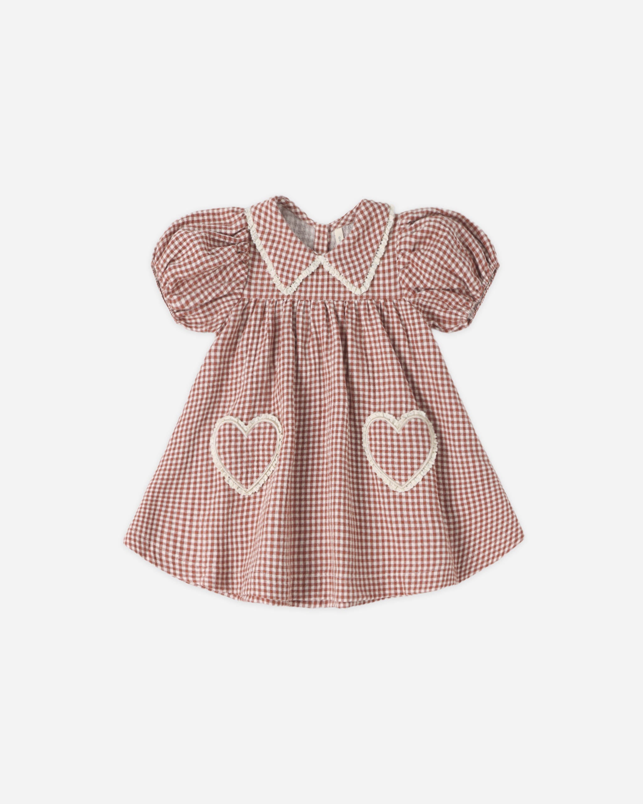 Rylee + Cru ライリーアンドクルー ベビー服 子供服　コラライン ドレス　レッドギンガム